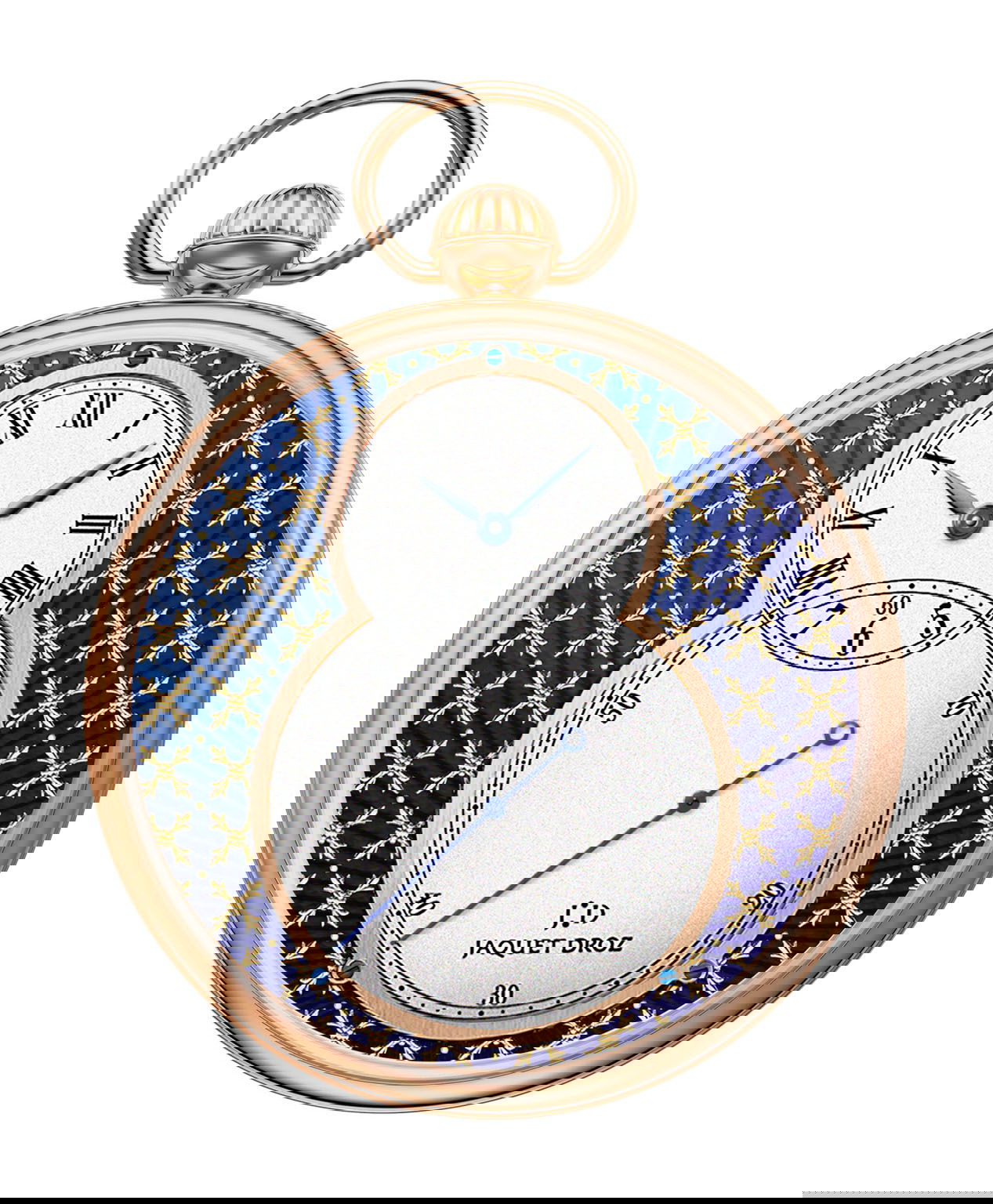 Jaquet Droz Pocket Watch Paillonnée luxury timepiece - detailed view