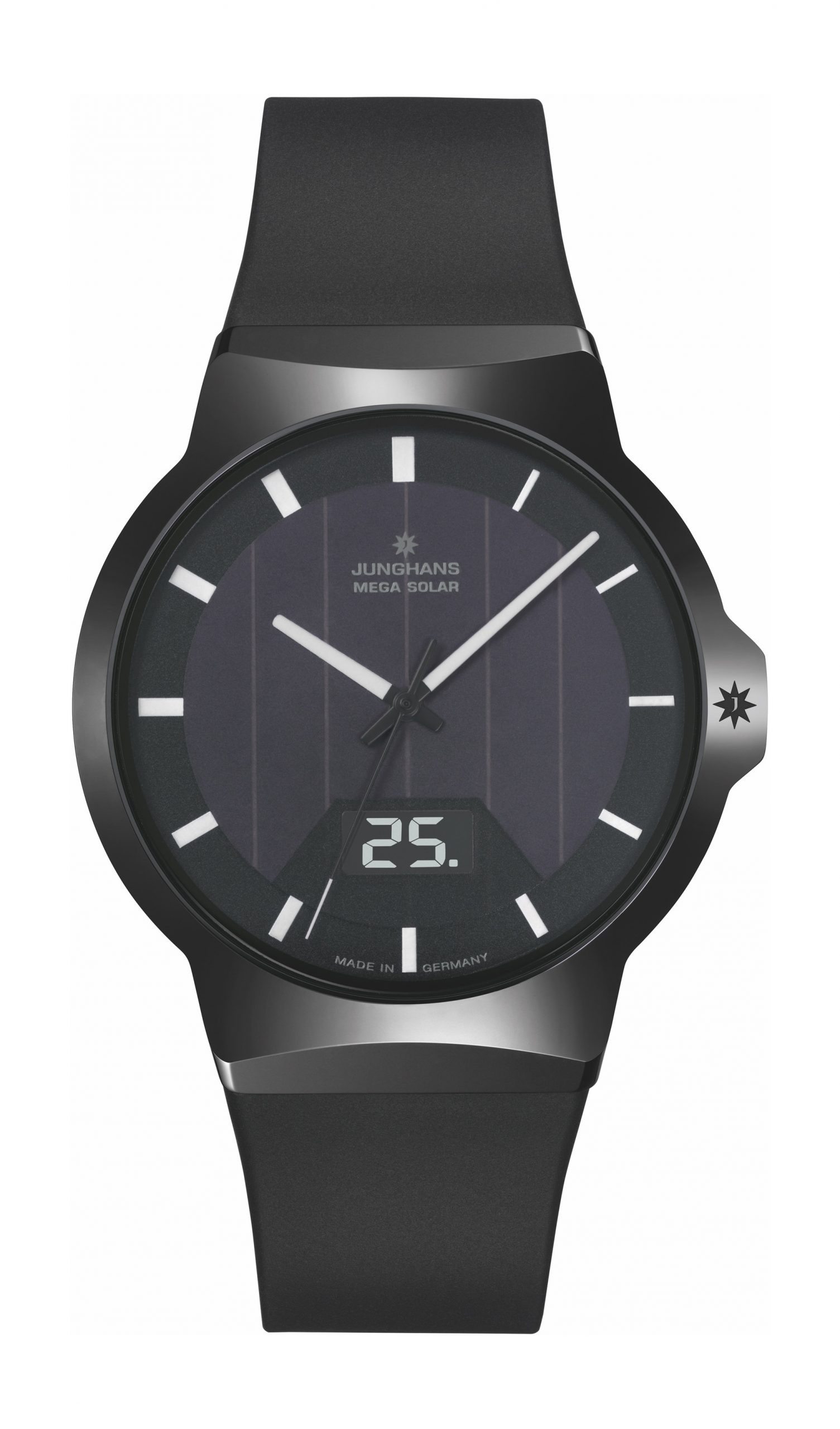 Junghans Force Mega Solar luxury timepiece - detailed view