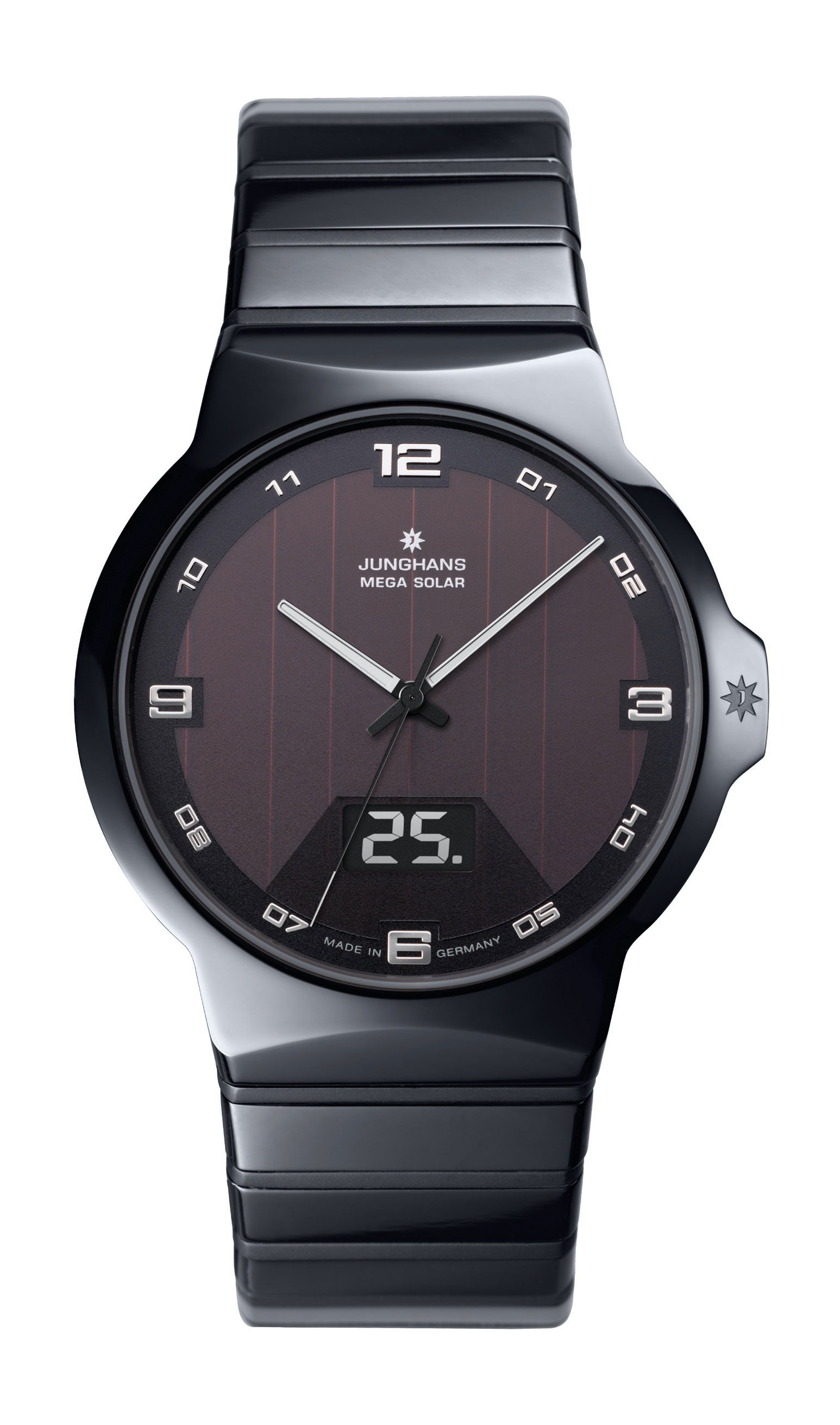 Junghans Force Mega Solar luxury timepiece - detailed view