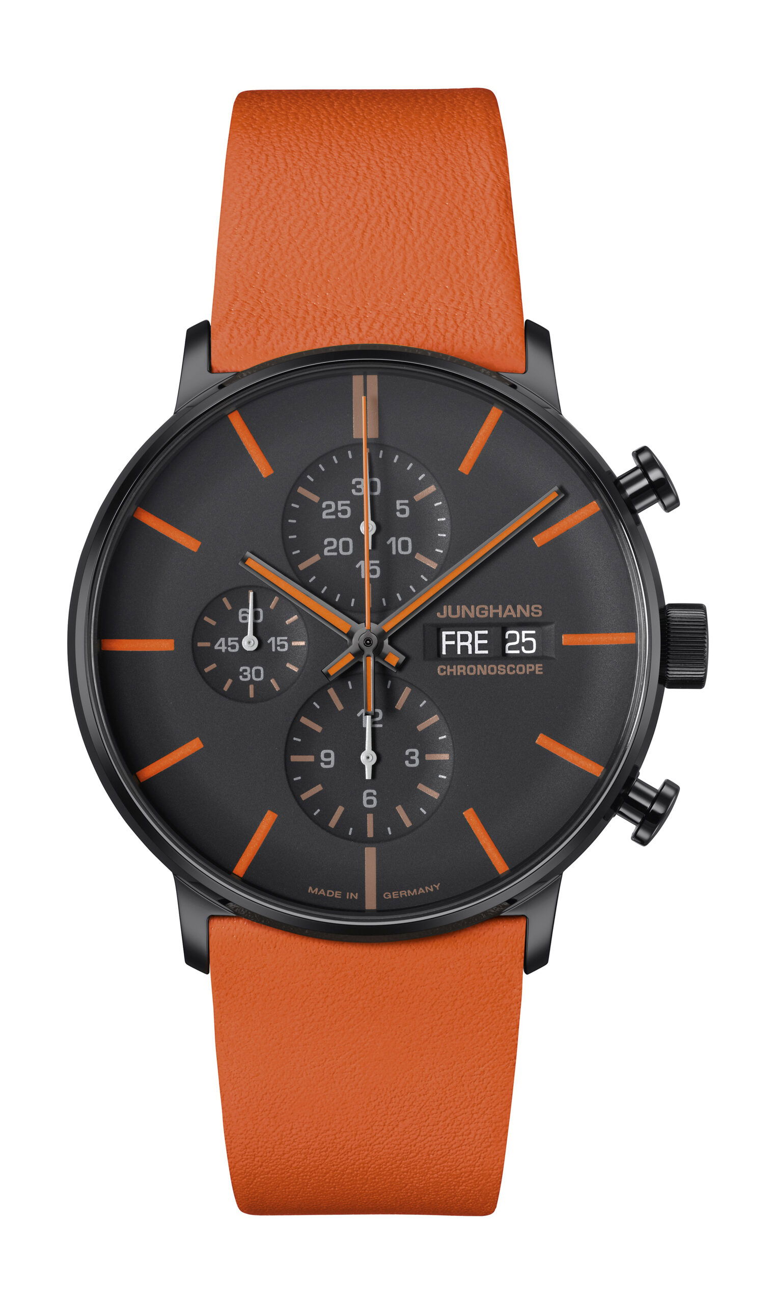 Junghans FORM A Chronoscope luxury timepiece - detailed view