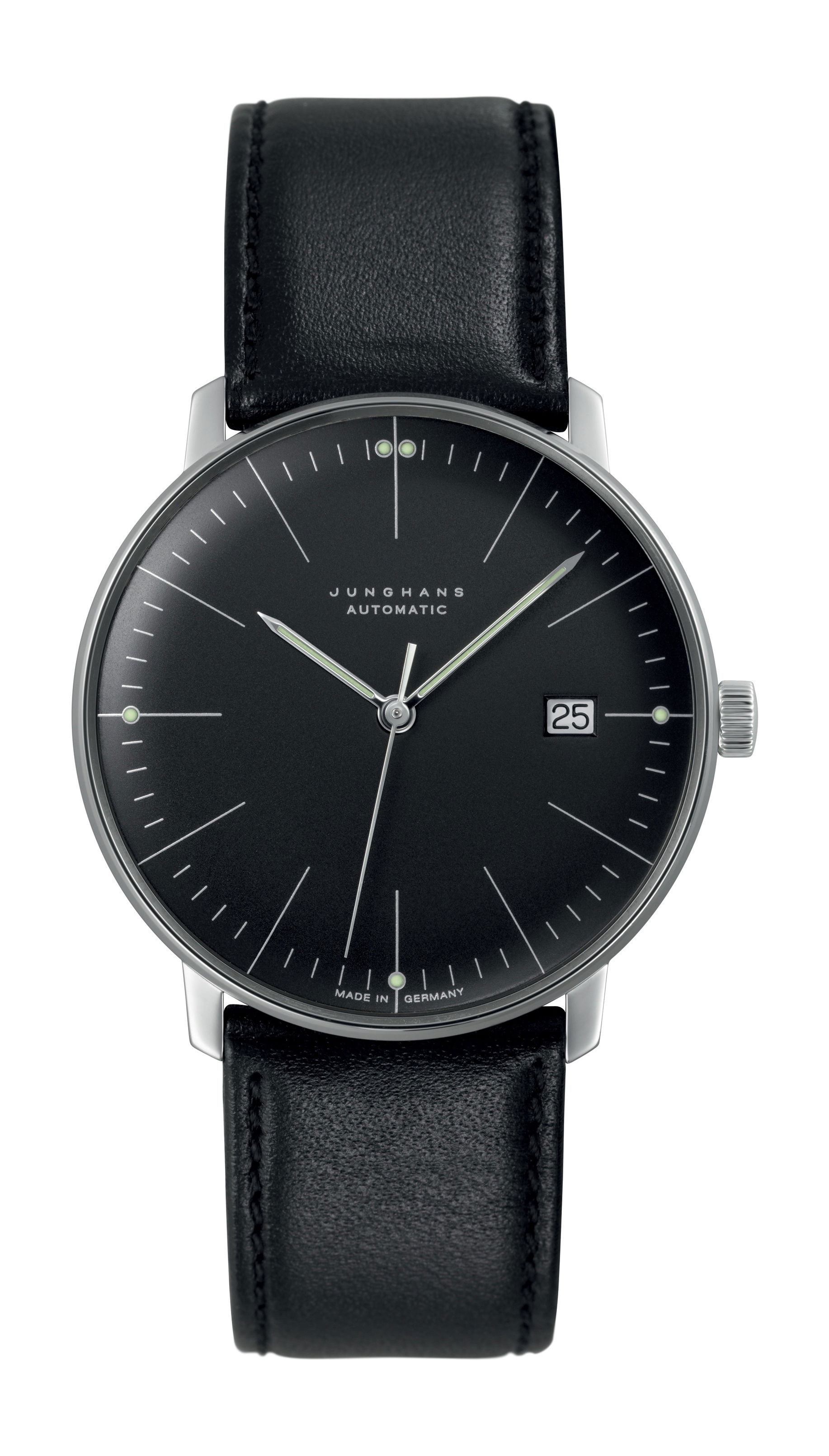 Junghans max bill Automatic luxury timepiece - detailed view