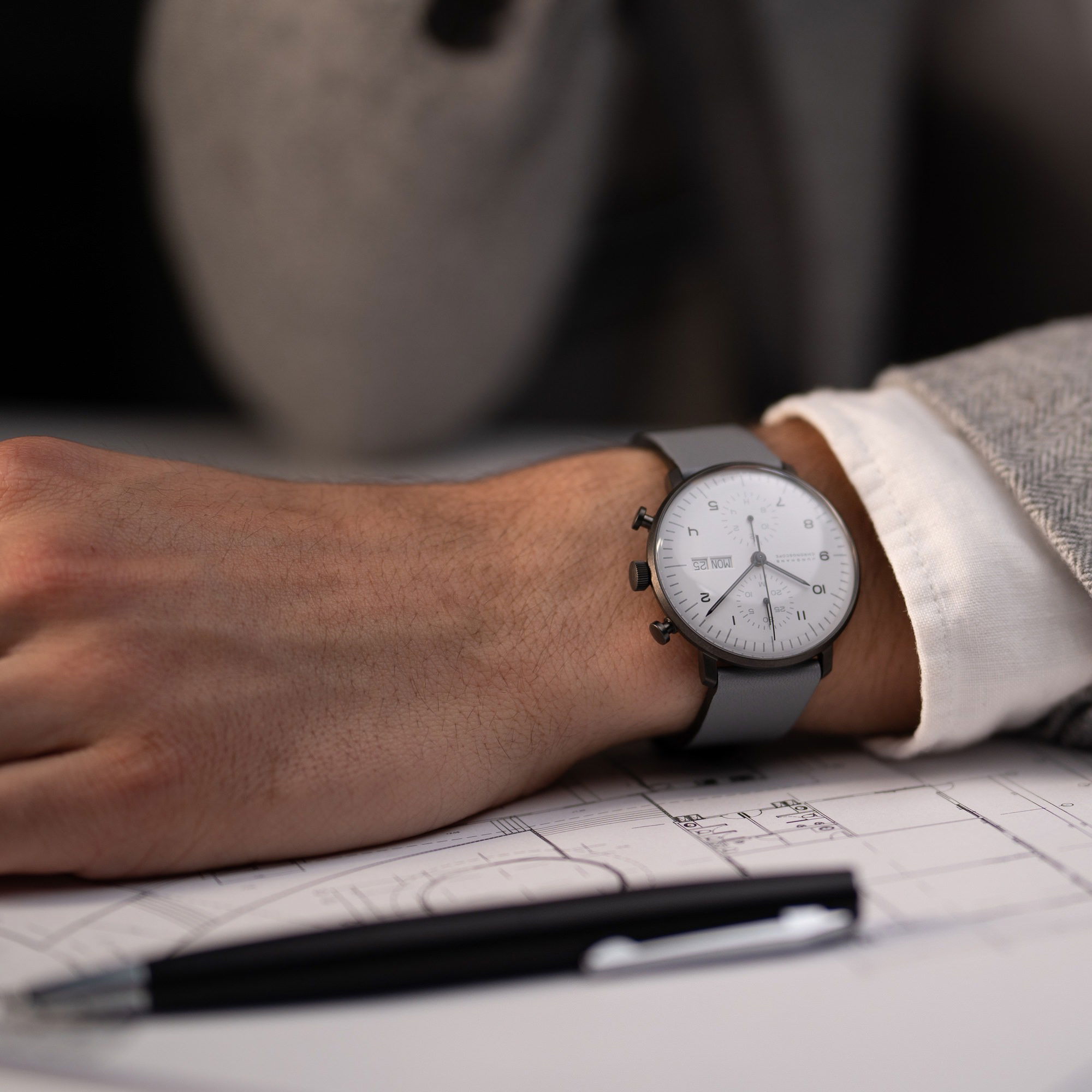 Junghans Max Bill Chronoscope - View 3
