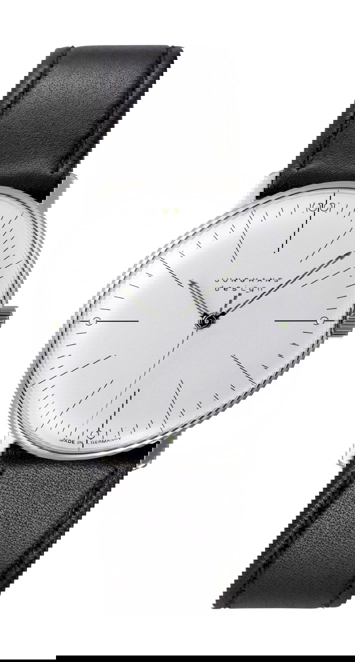 Junghans max bill Manual Winding luxury timepiece - detailed view