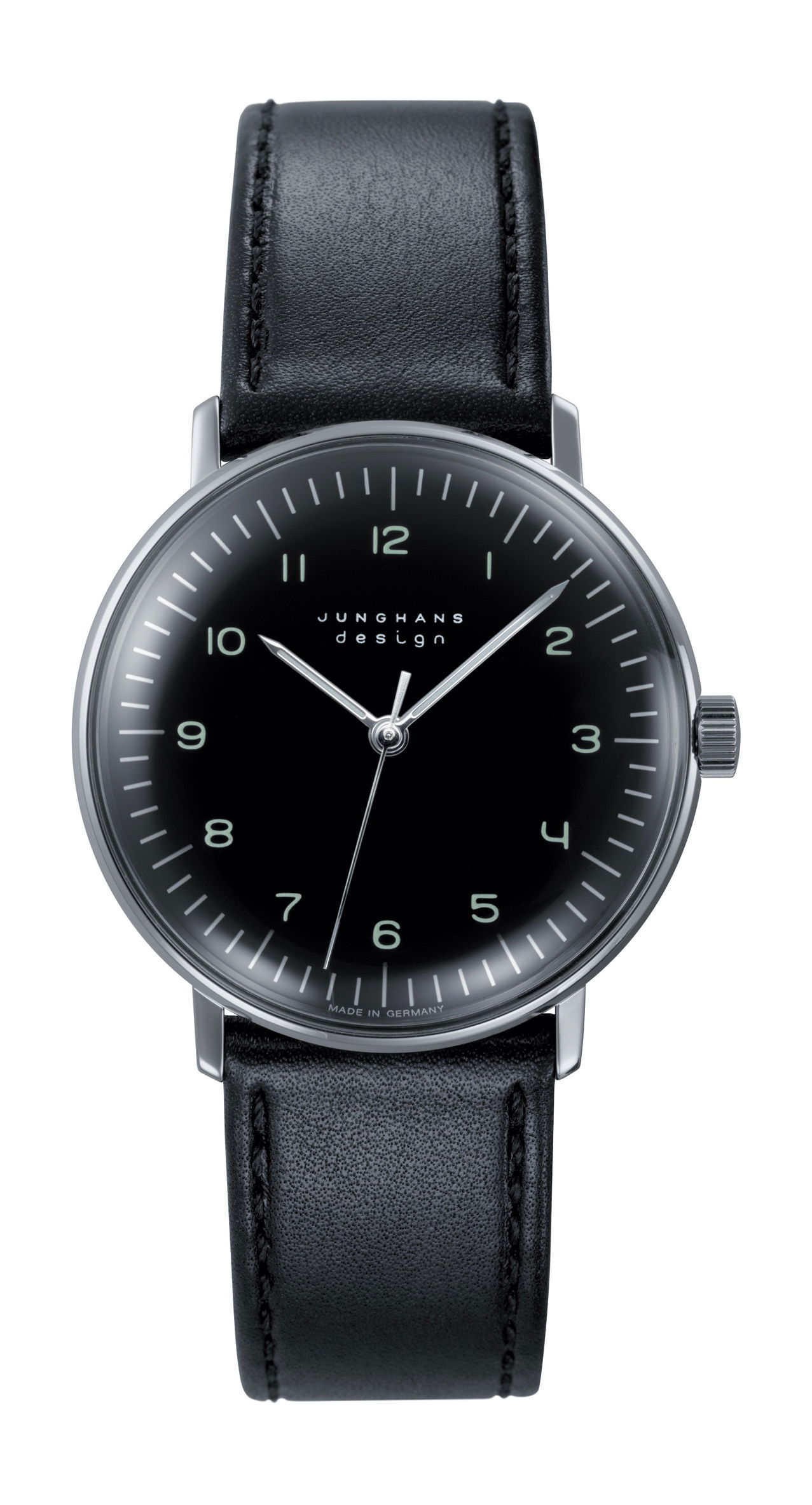 Junghans max bill Manual Winding luxury timepiece - detailed view