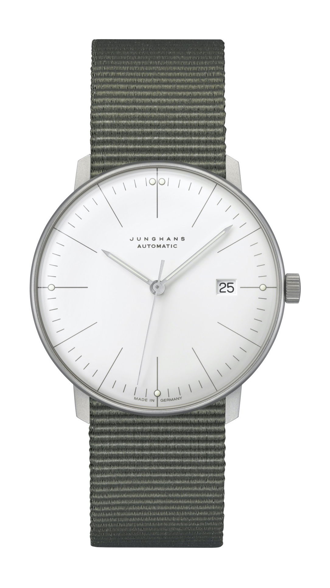 Junghans max bill Automatic luxury timepiece - detailed view