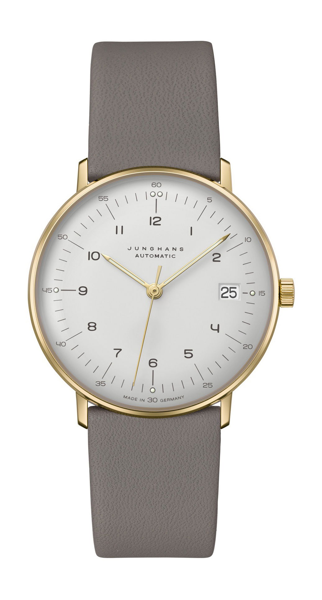 Junghans max bill Small Automatic luxury timepiece - detailed view