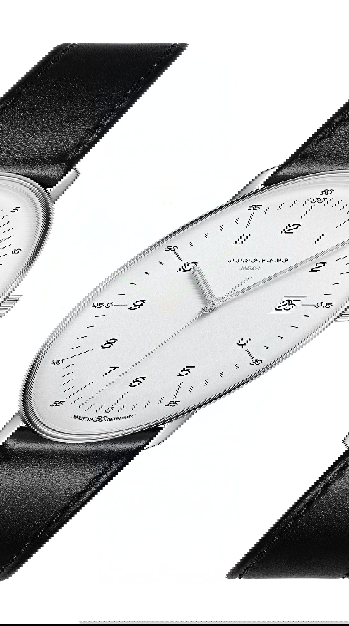 Junghans max bill MEGA luxury timepiece - detailed view