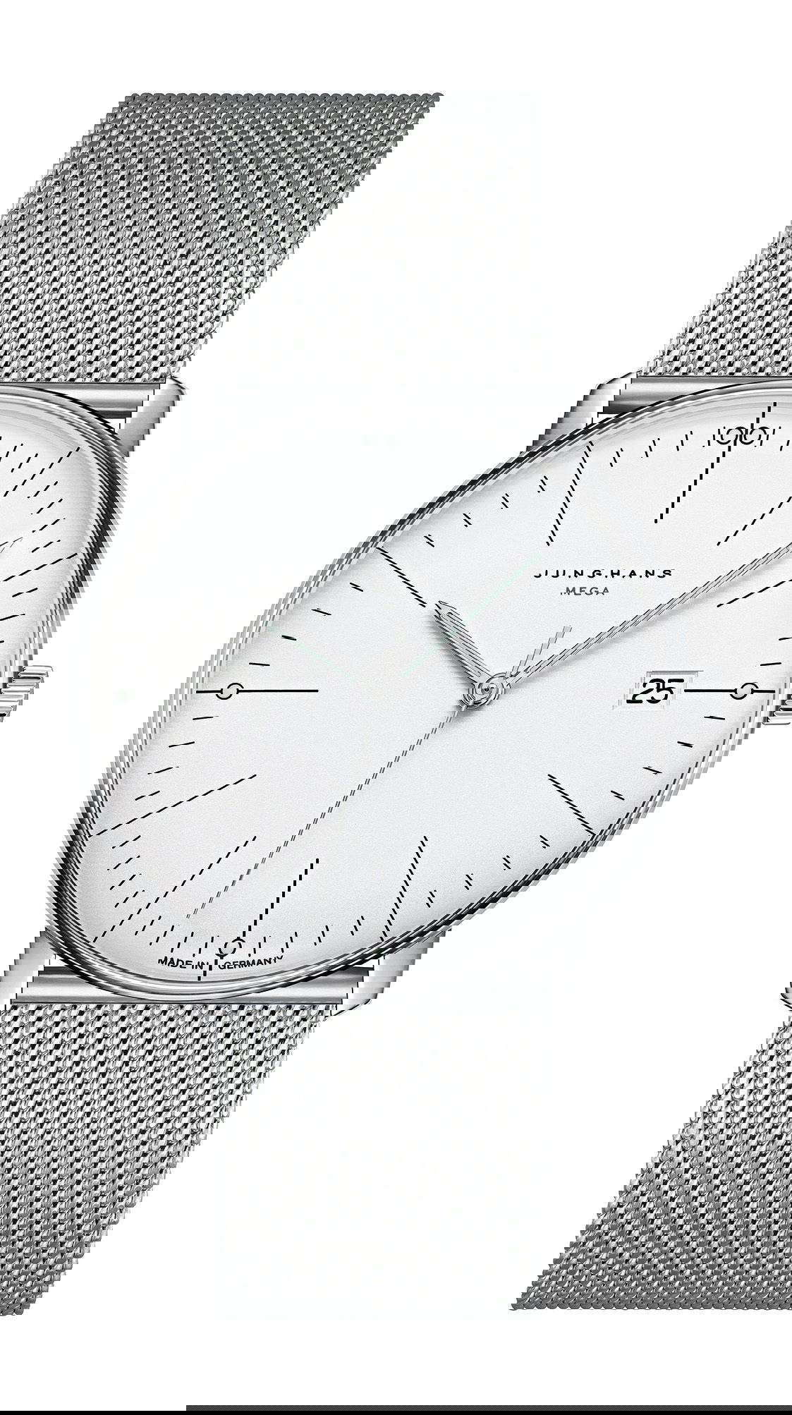 Junghans max bill MEGA luxury timepiece - detailed view