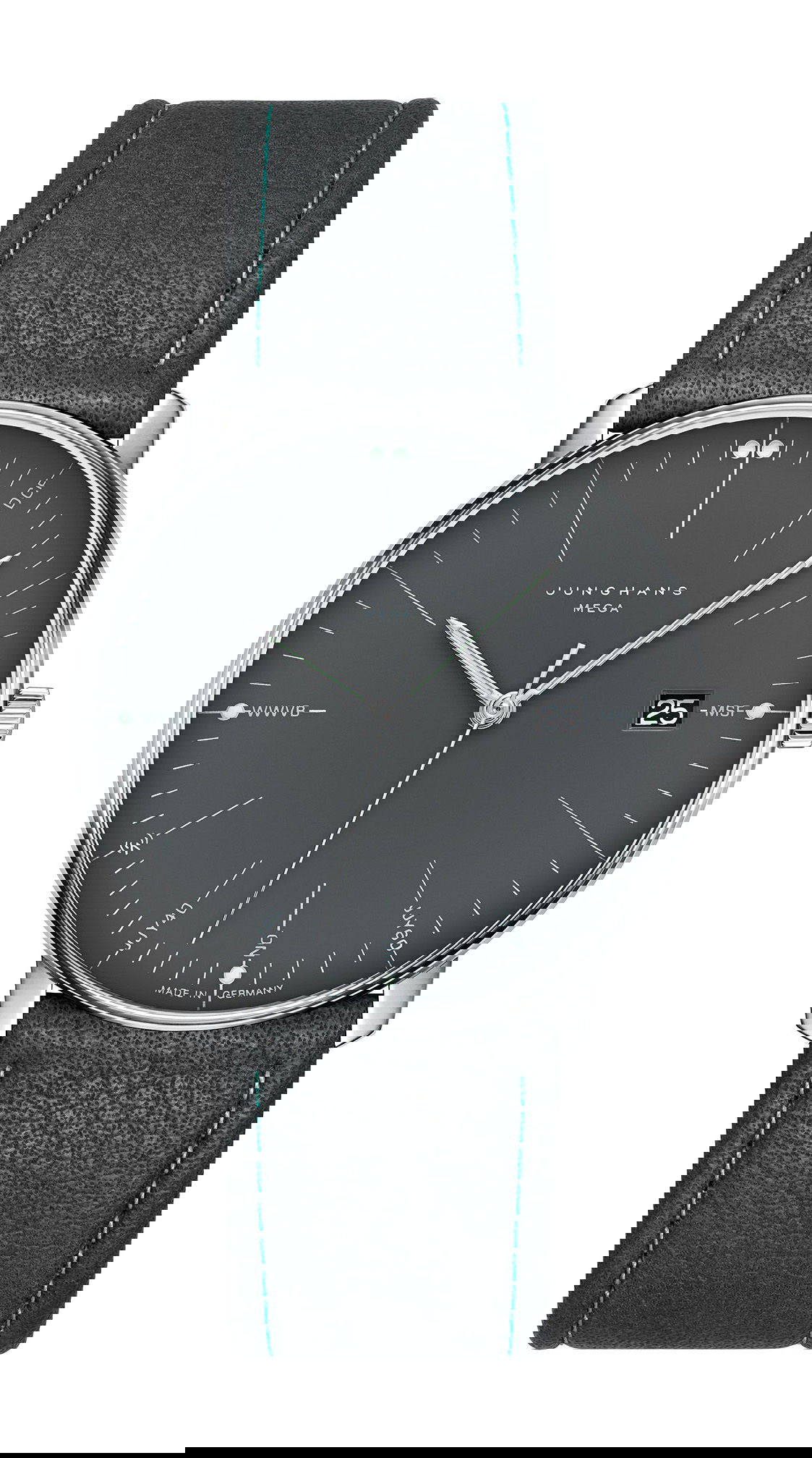 Junghans max bill MEGA luxury timepiece - detailed view