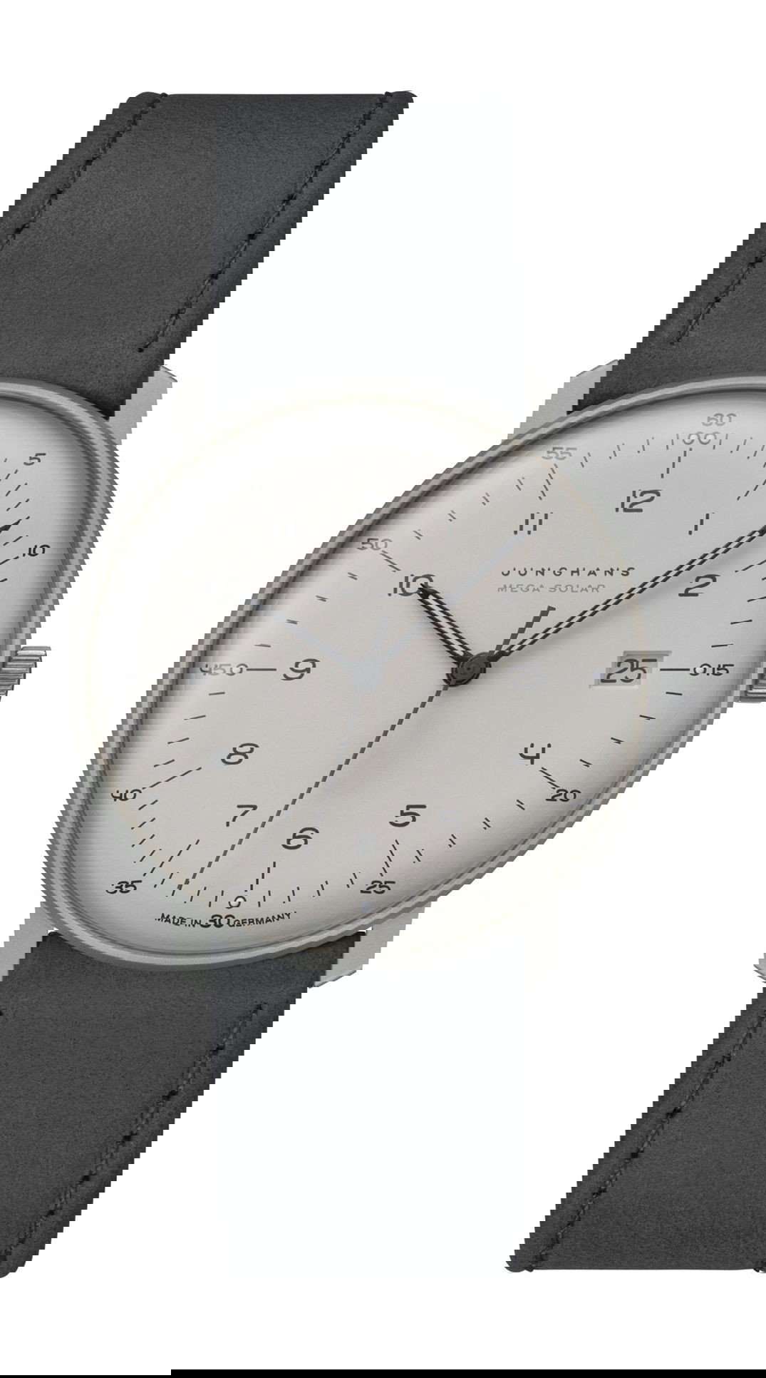 Junghans max bill MEGA Solar luxury timepiece - detailed view