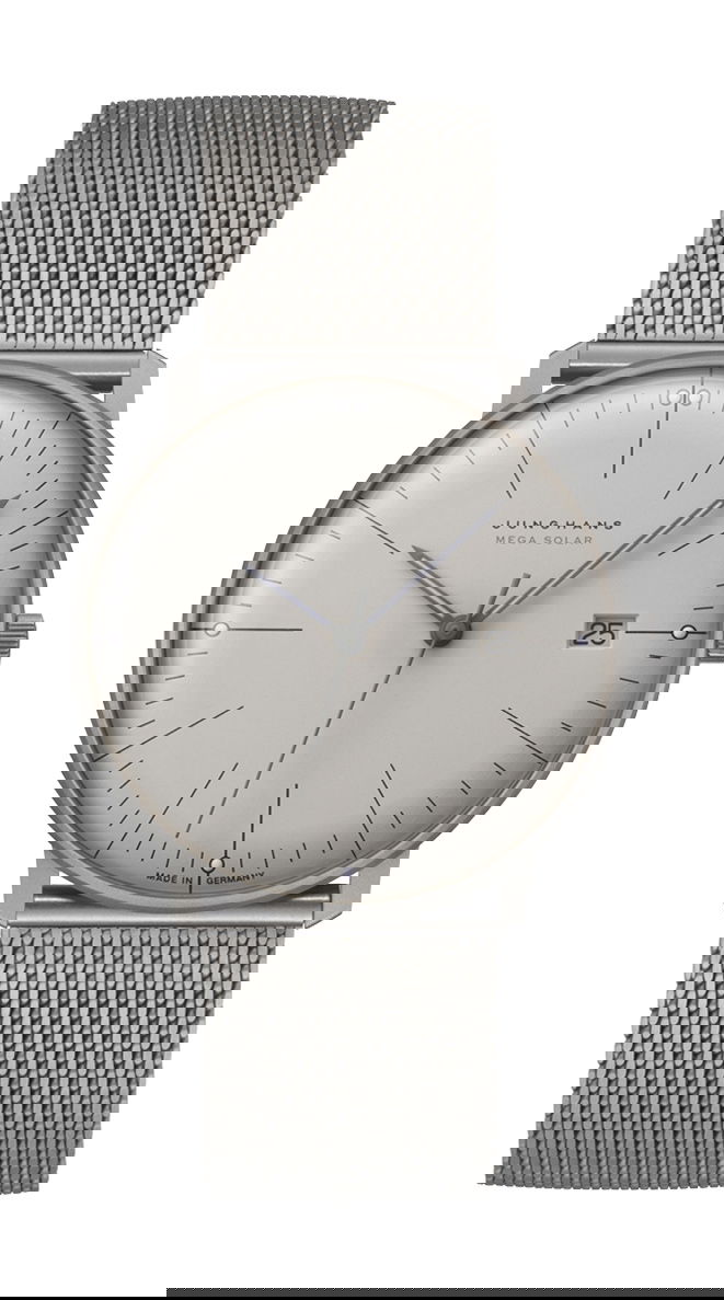 Junghans max bill MEGA Solar luxury timepiece - detailed view