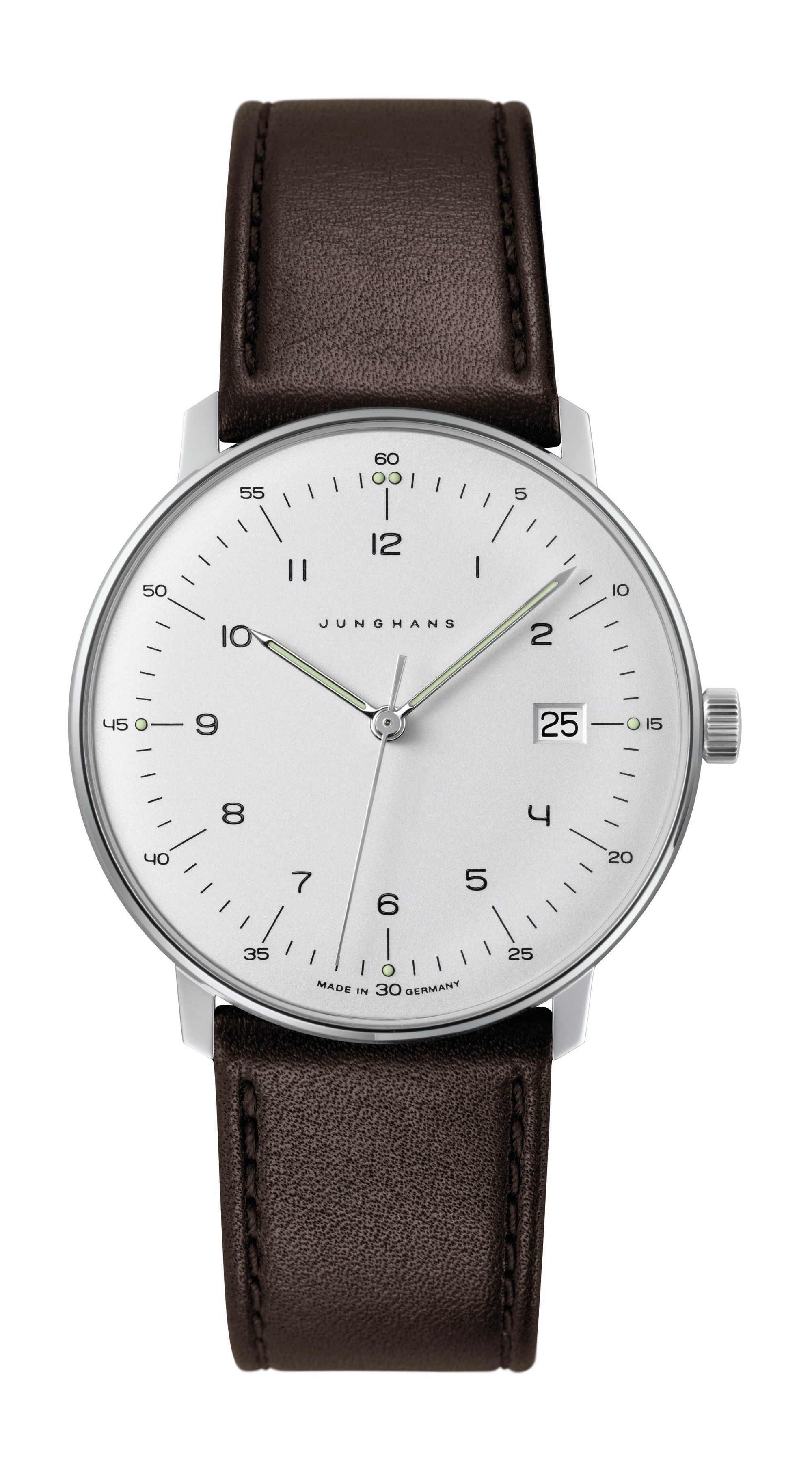 Junghans max bill Quarz luxury timepiece - detailed view