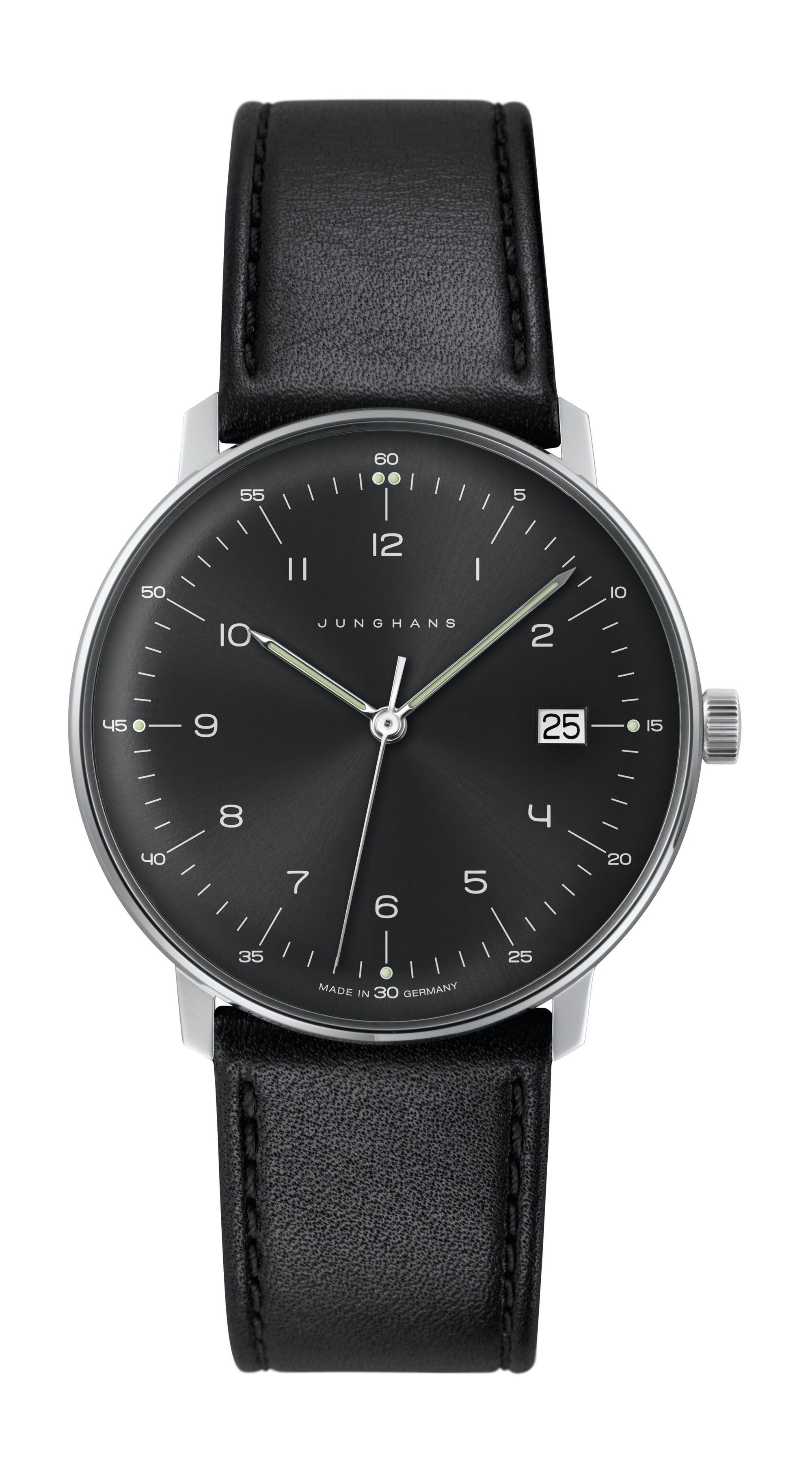 Junghans max bill Quarz luxury timepiece - detailed view