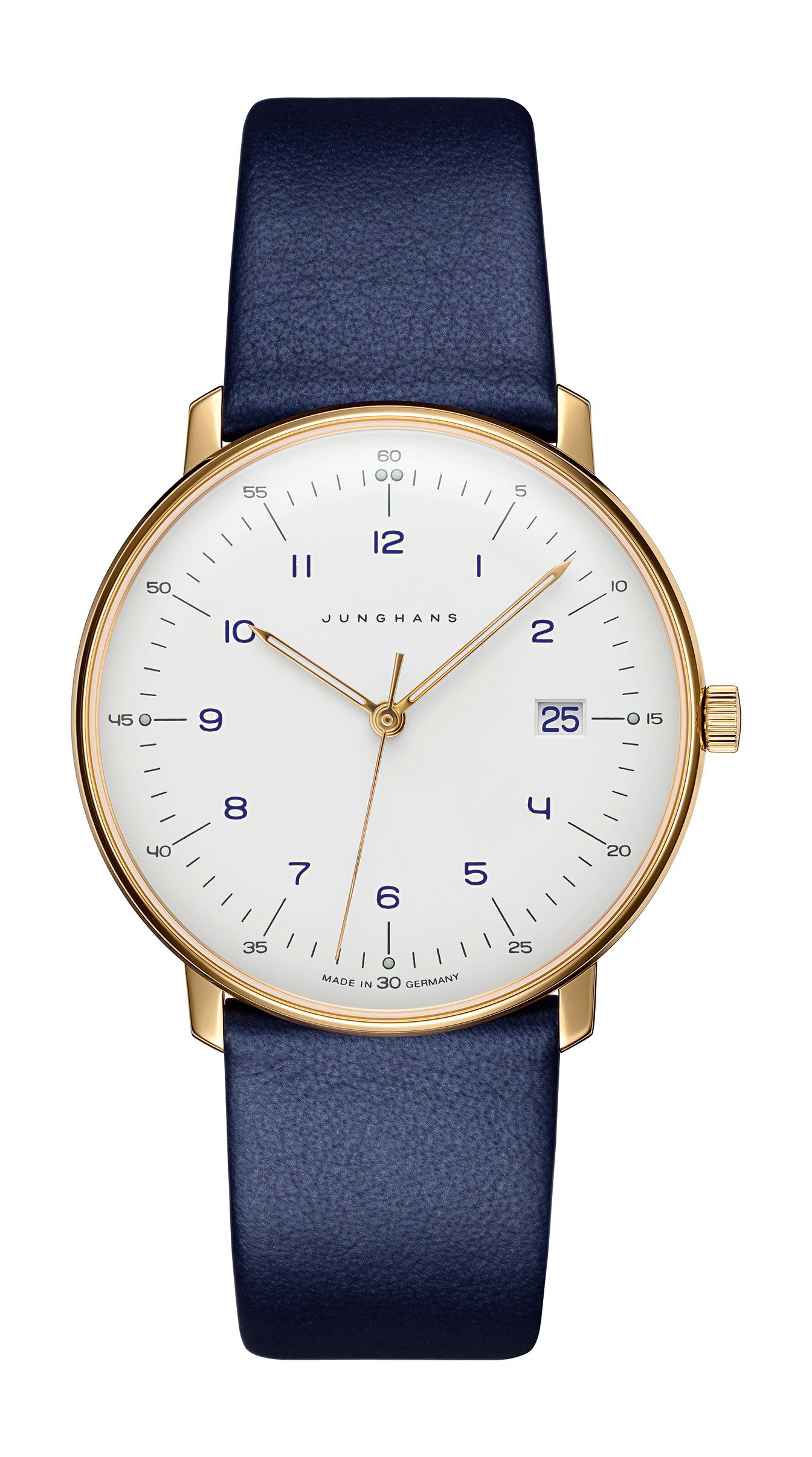 Junghans max bill Quarz luxury timepiece - detailed view