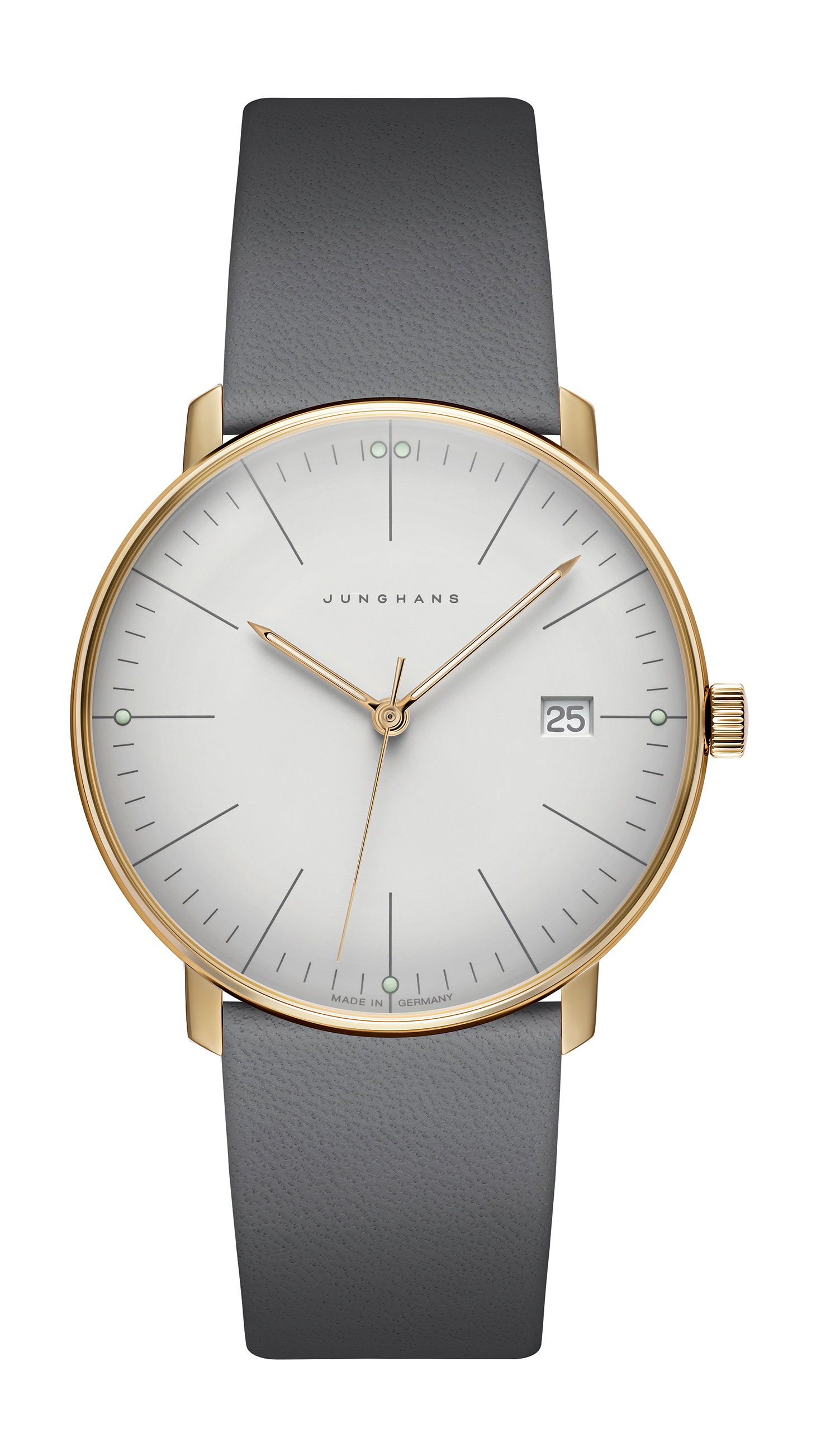 Junghans max bill Quarz luxury timepiece - detailed view