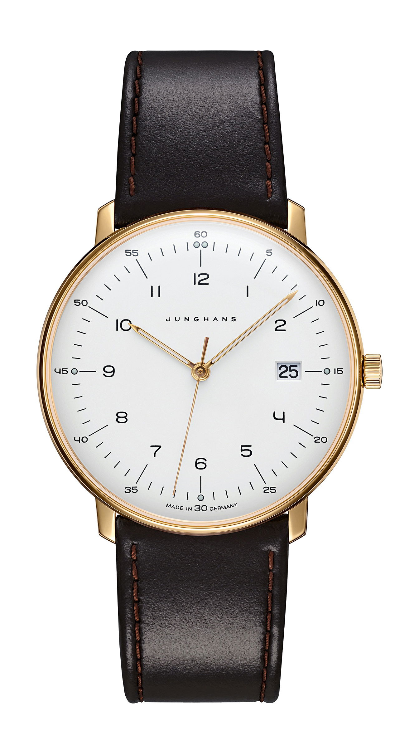 Junghans max bill Quarz luxury timepiece - detailed view