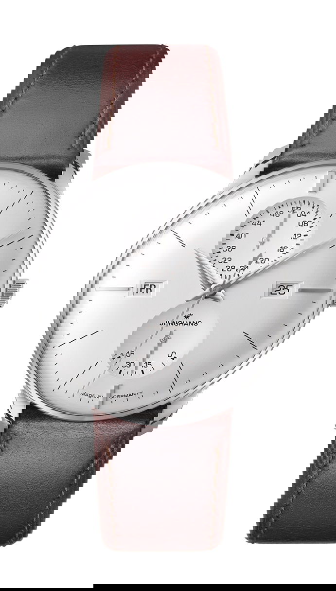 Junghans Meister Agenda, English Date luxury timepiece - detailed view