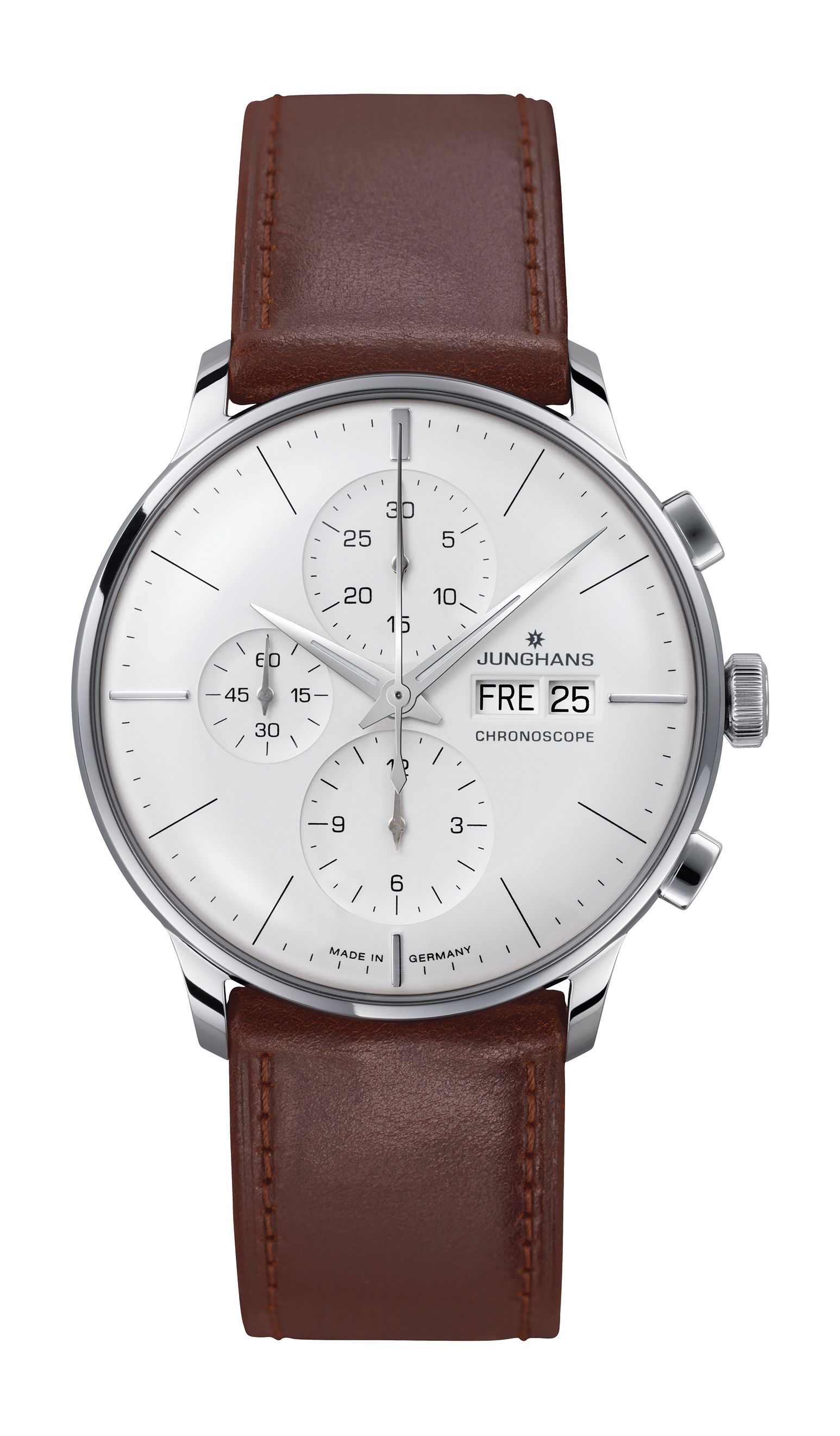 Junghans Meister Chronoscope luxury timepiece - detailed view