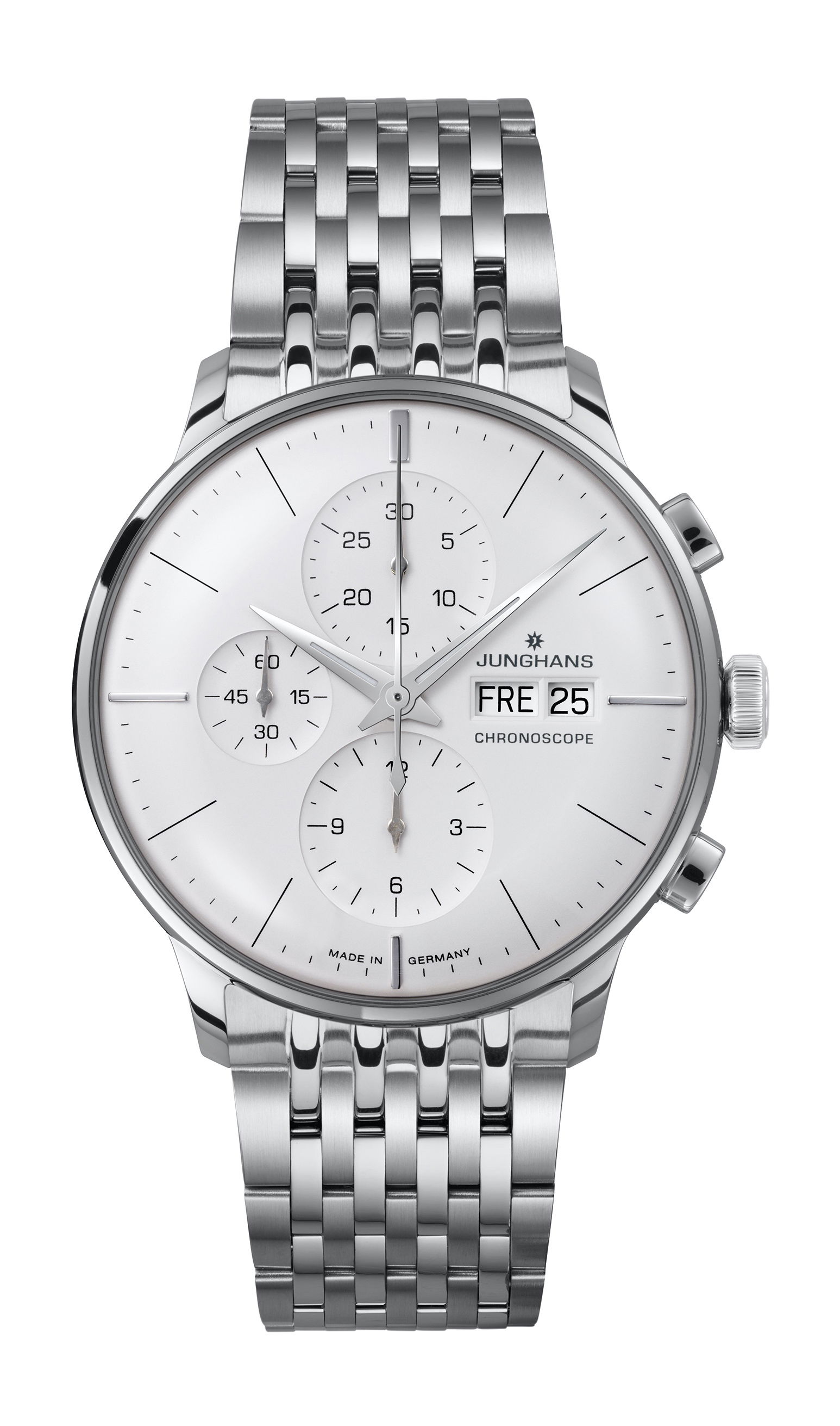 Junghans Meister Chronoscope luxury timepiece - detailed view