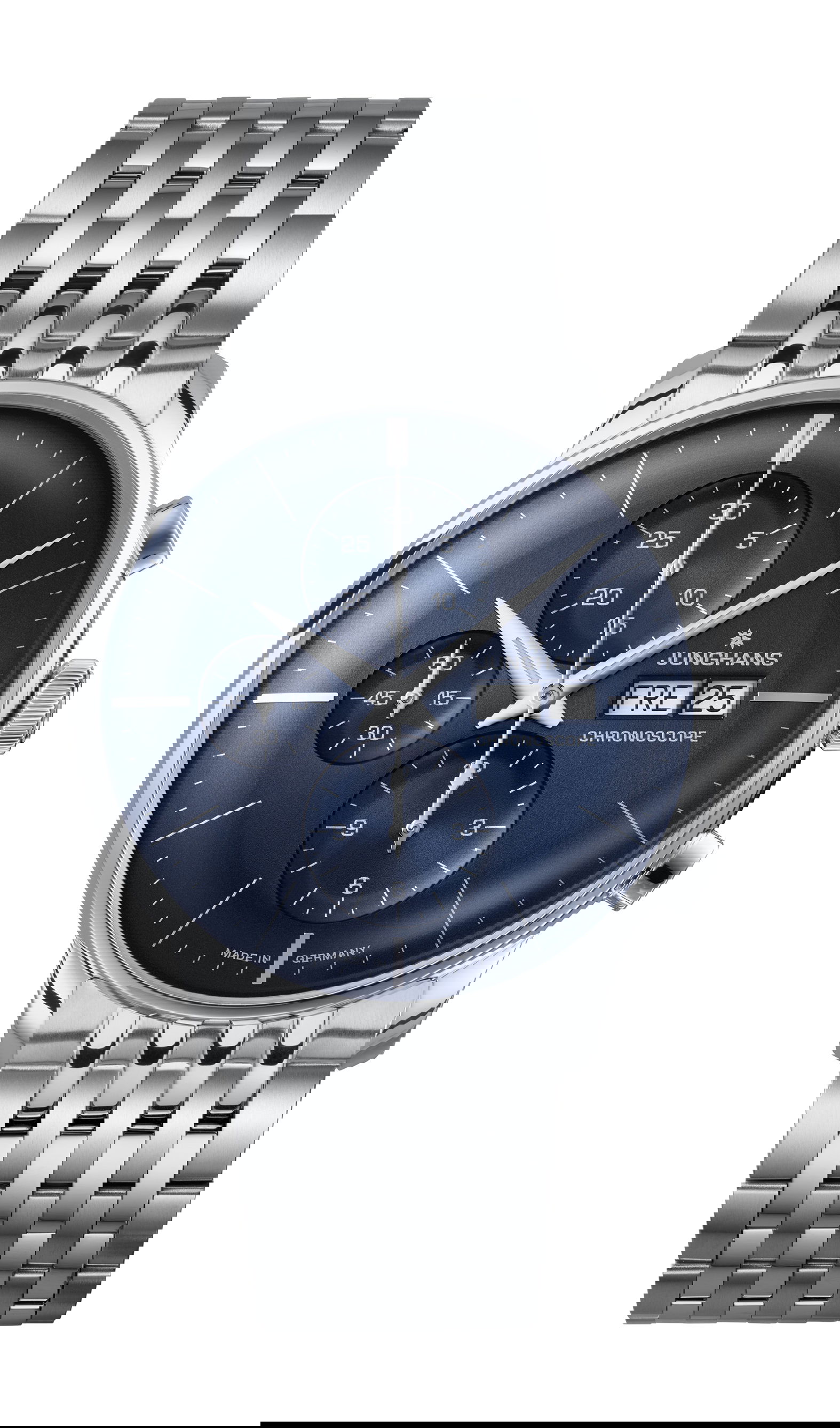 Junghans Meister Chronoscope luxury timepiece - detailed view