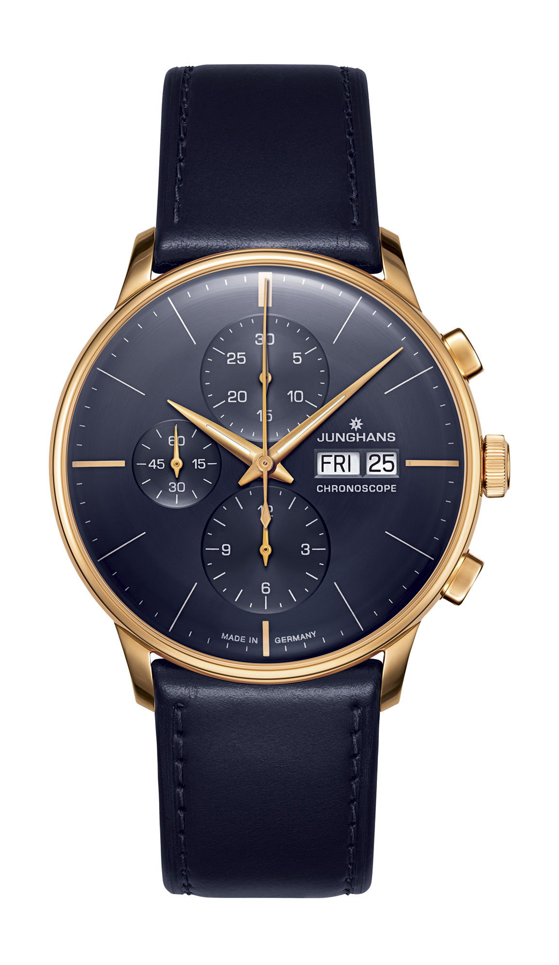 Junghans Meister Chronoscope luxury timepiece - detailed view