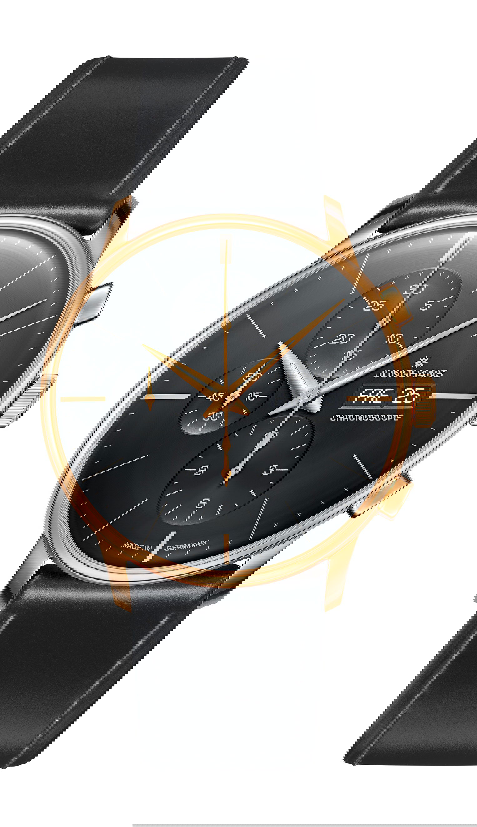 Junghans Meister Chronoscope luxury timepiece - detailed view
