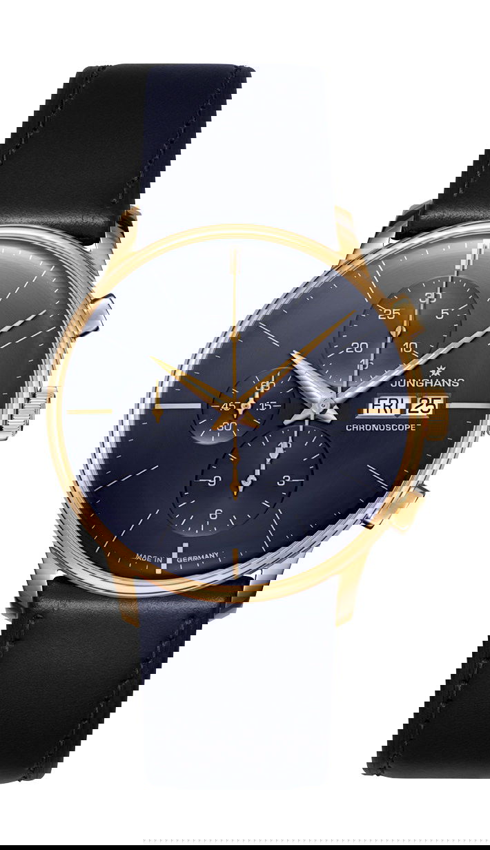 Junghans Meister Chronoscope, English Date luxury timepiece - detailed view