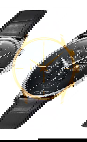 Junghans Meister Chronoscope Gold luxury timepiece - detailed view