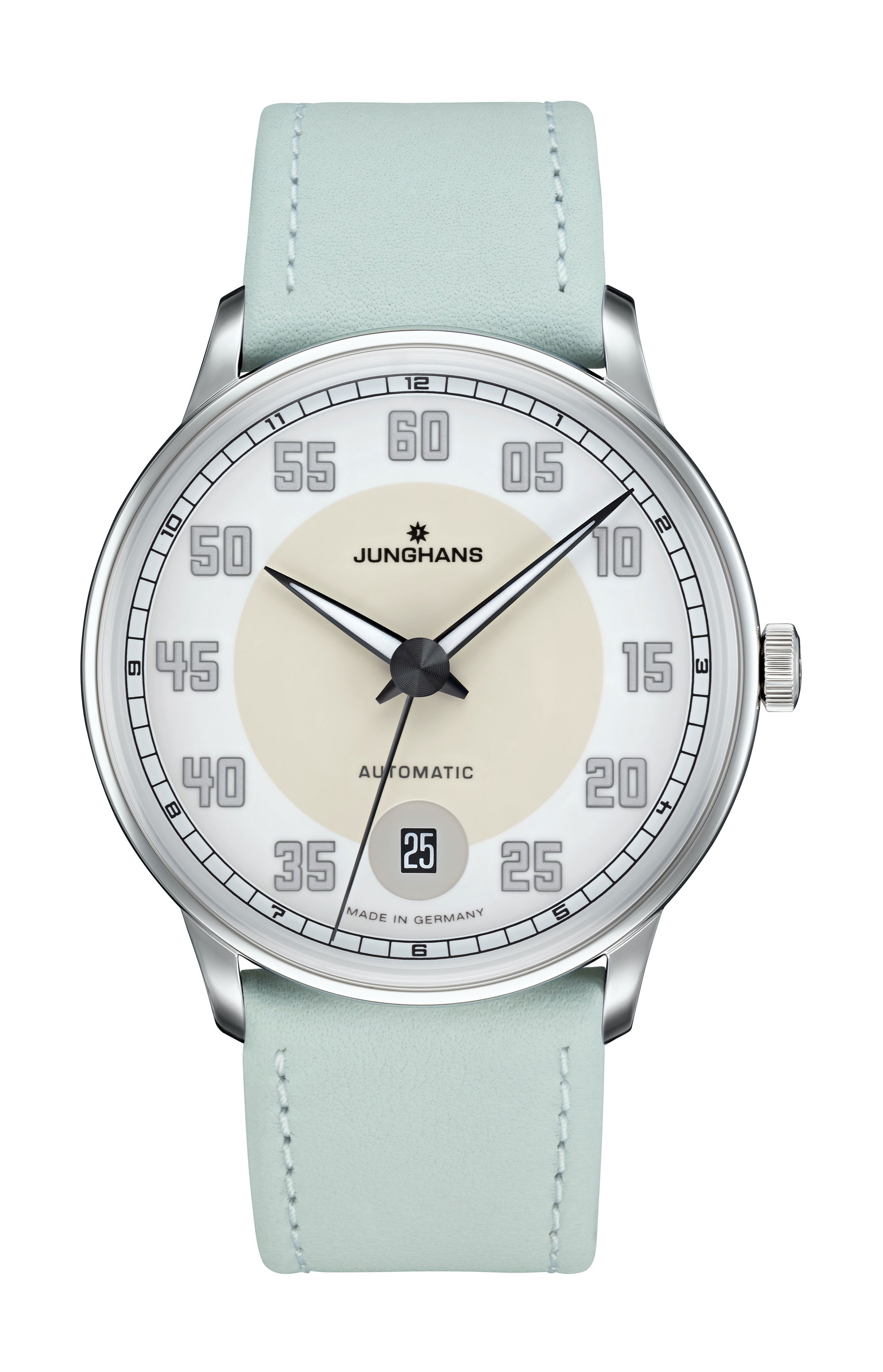 Junghans Meister Driver Automatic luxury timepiece - detailed view