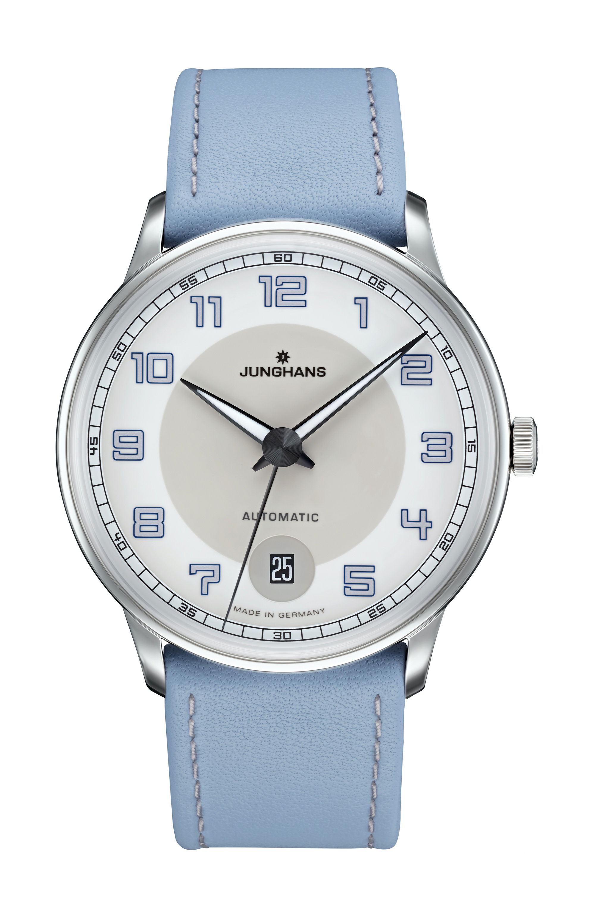 Junghans Meister Driver Automatic luxury timepiece - detailed view