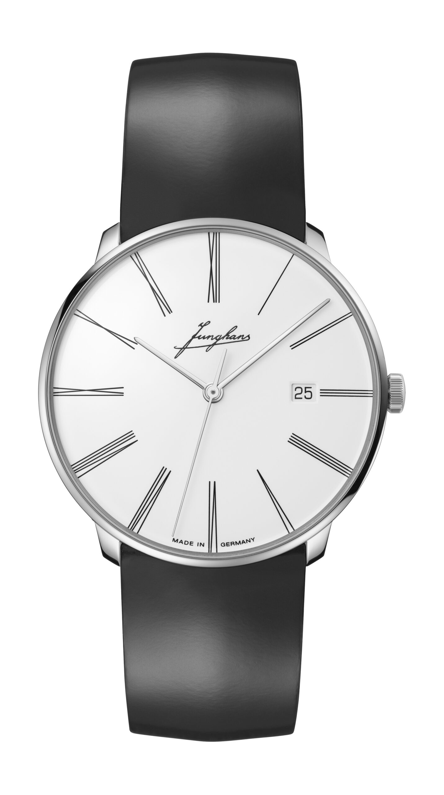 Junghans Meister fein Automatic Edition Erhard luxury timepiece - detailed view