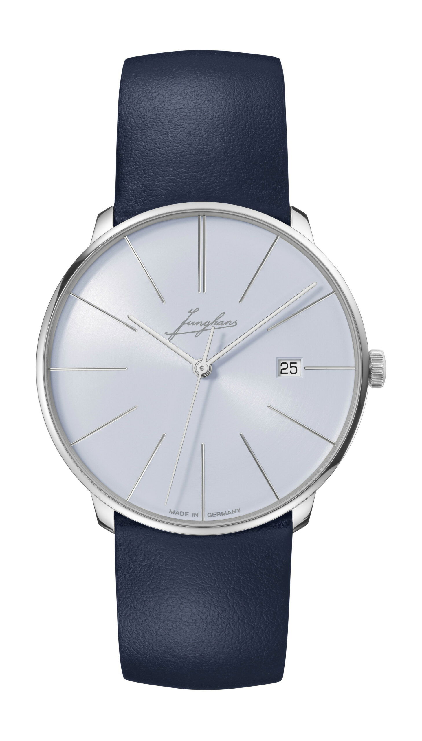 Junghans Meister fein Automatic Signatur luxury timepiece - detailed view