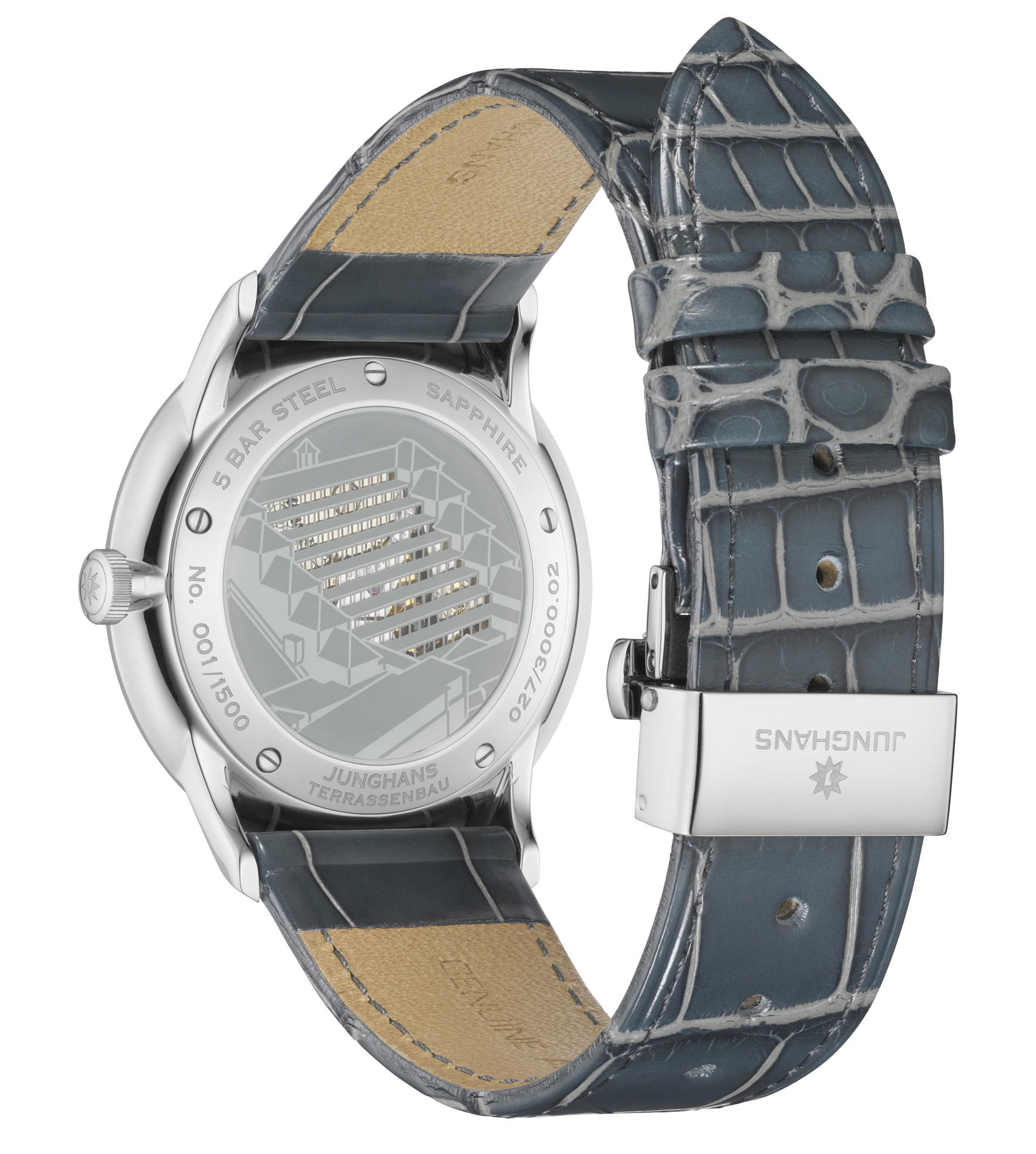 Junghans Meister Manual Winding Terrassenbau - View 3