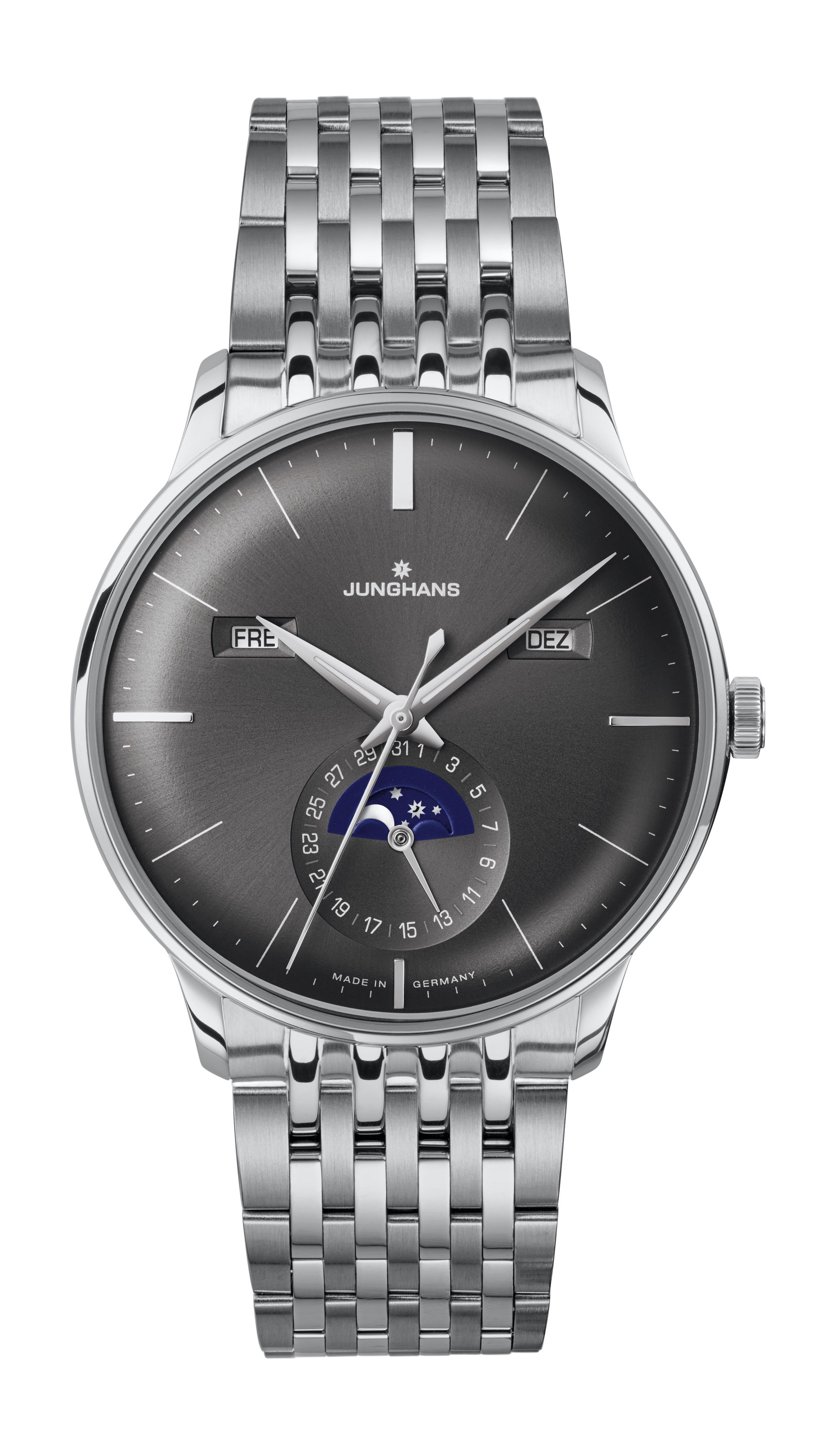 Junghans Meister Kalender luxury timepiece - detailed view