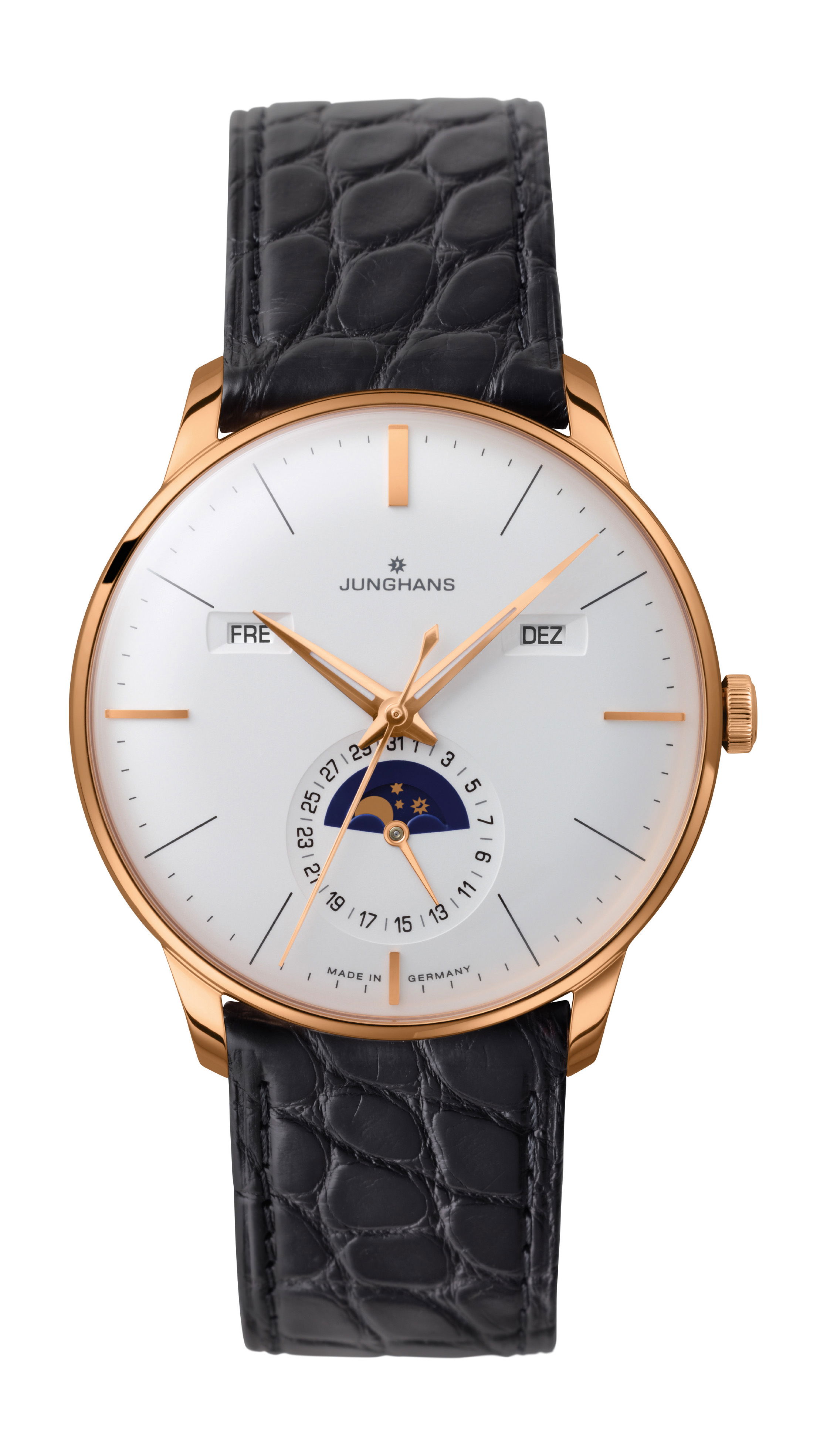 Junghans Meister Kalender luxury timepiece - detailed view
