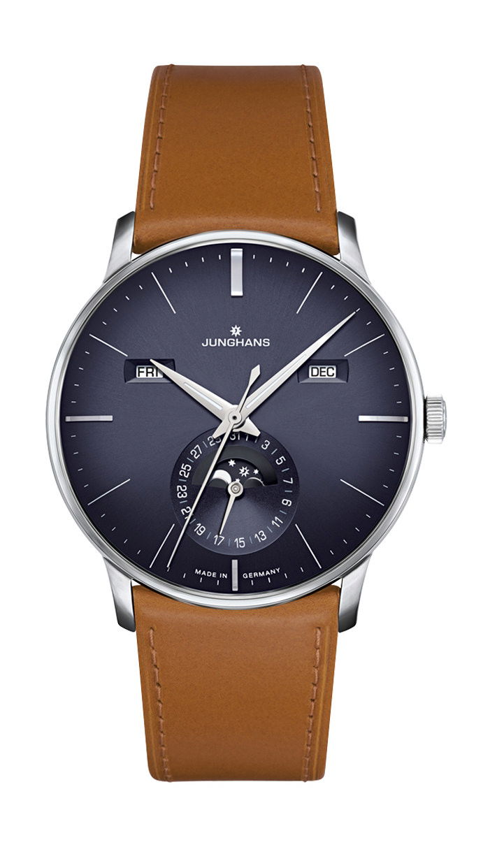 Junghans Meister Kalender, English Date luxury timepiece - detailed view