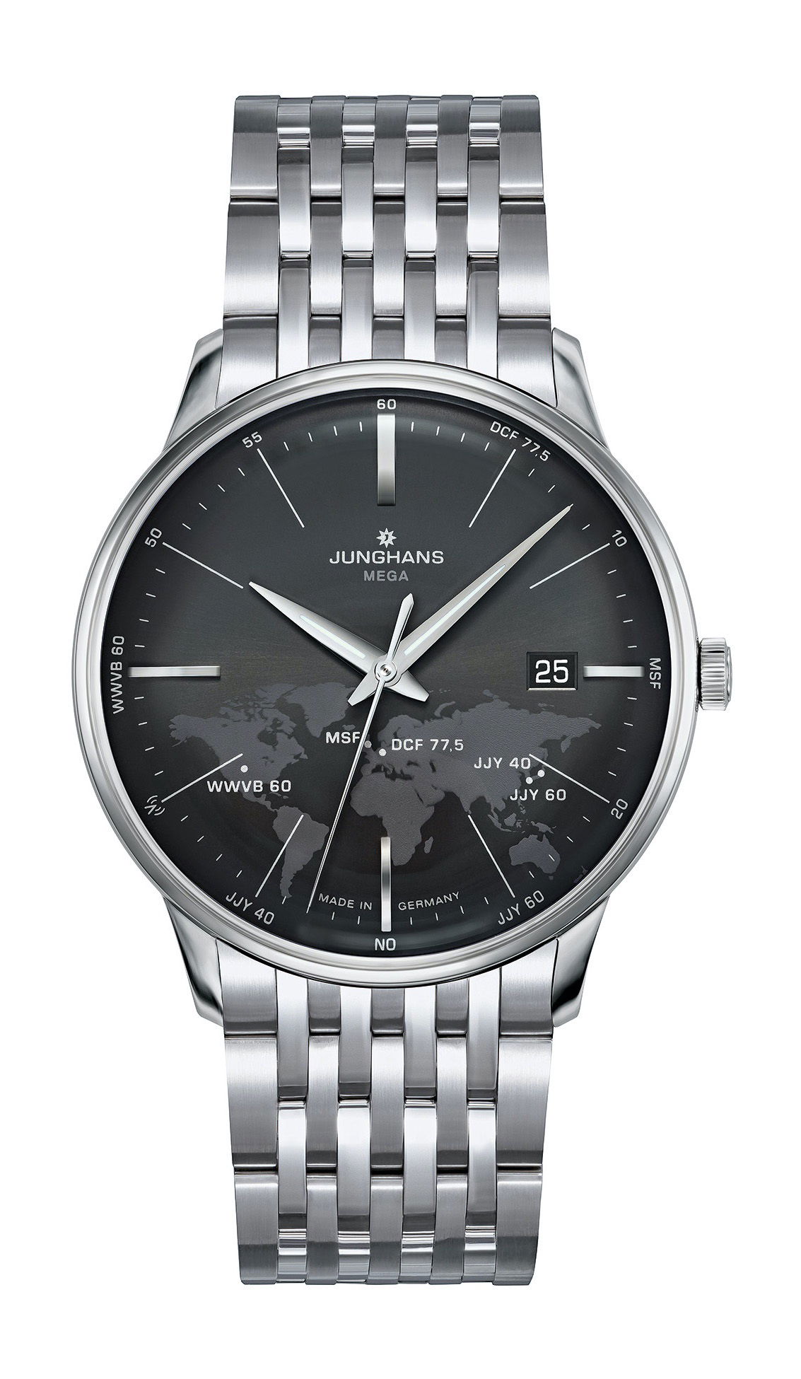 Junghans Meister MEGA luxury timepiece - detailed view