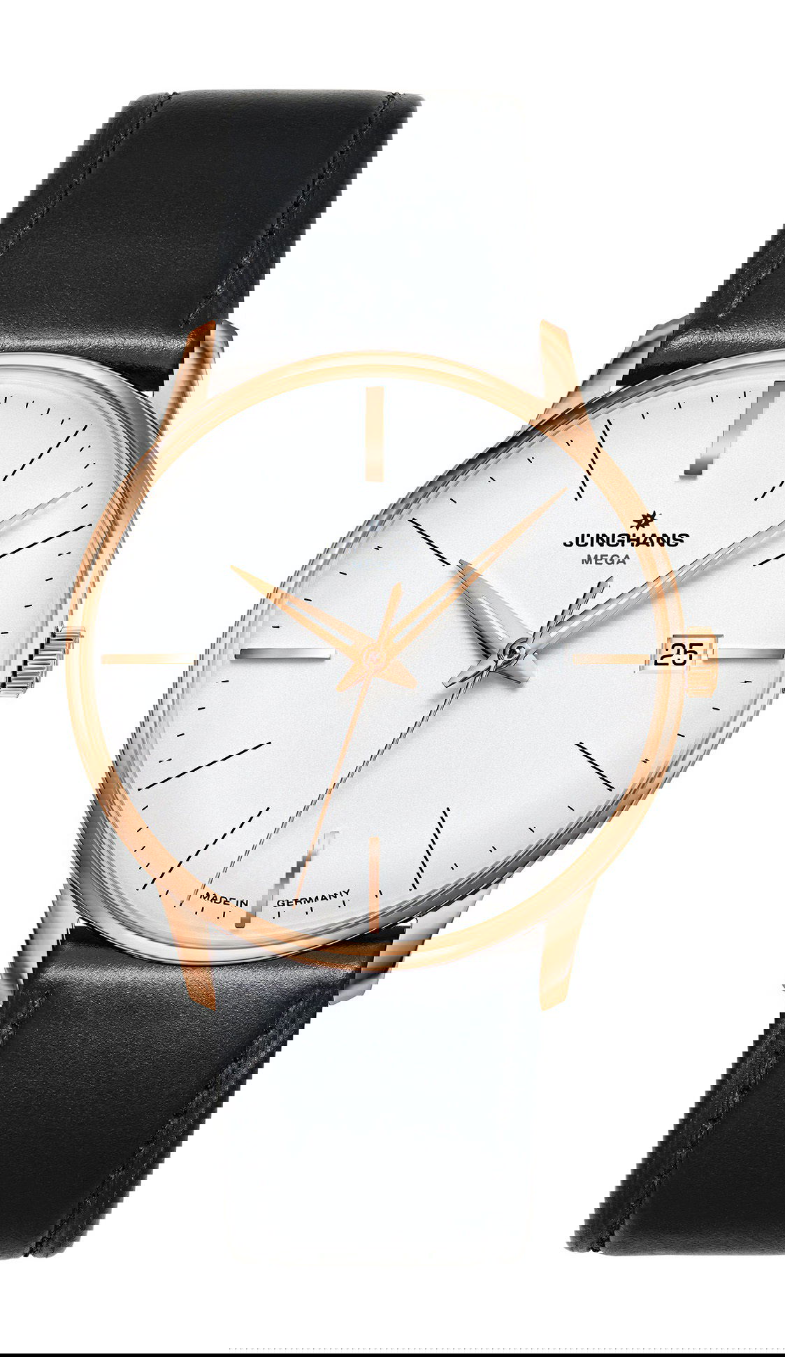 Junghans Meister MEGA luxury timepiece - detailed view