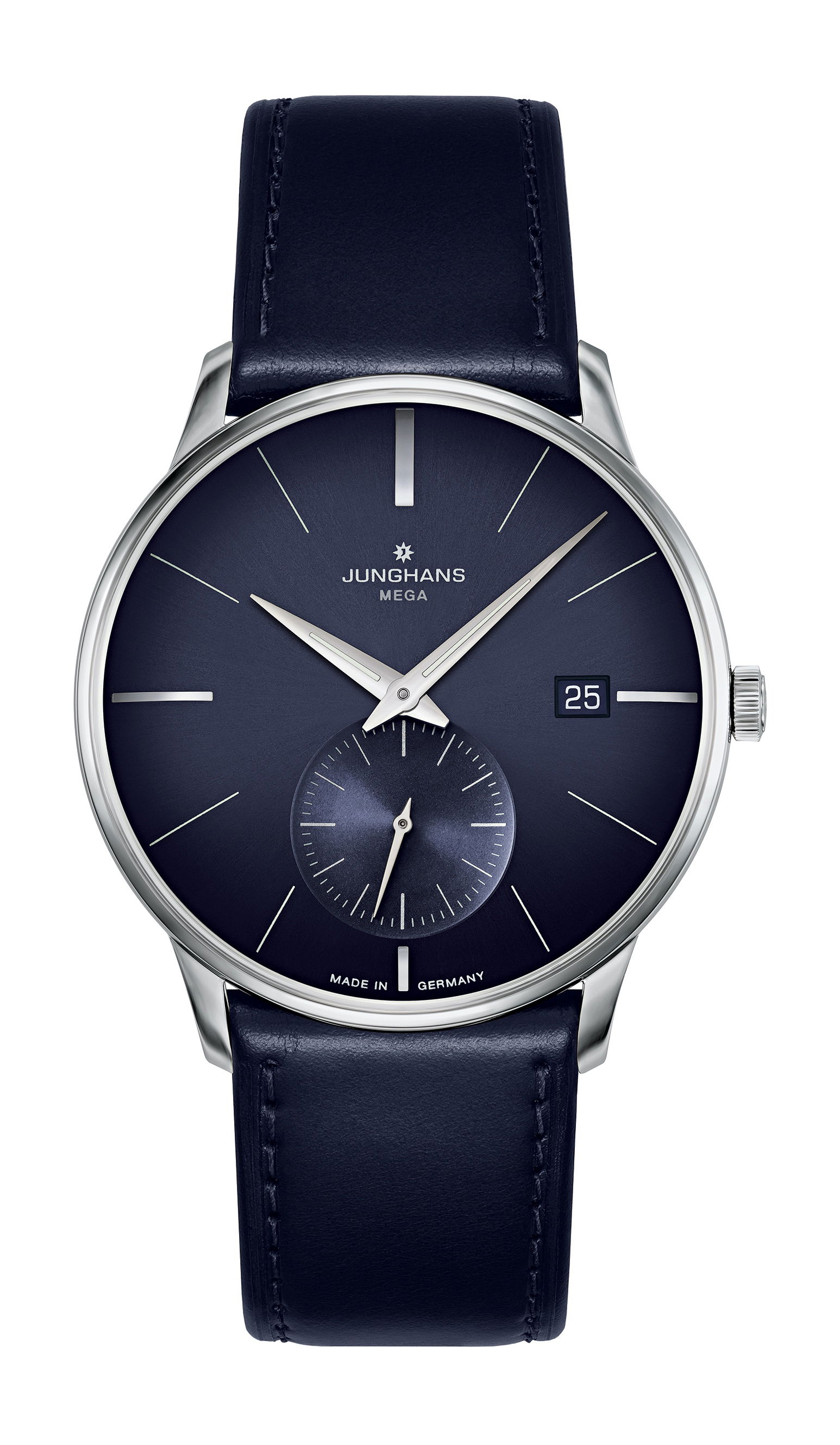Junghans Meister MEGA Small Seconds luxury timepiece - detailed view