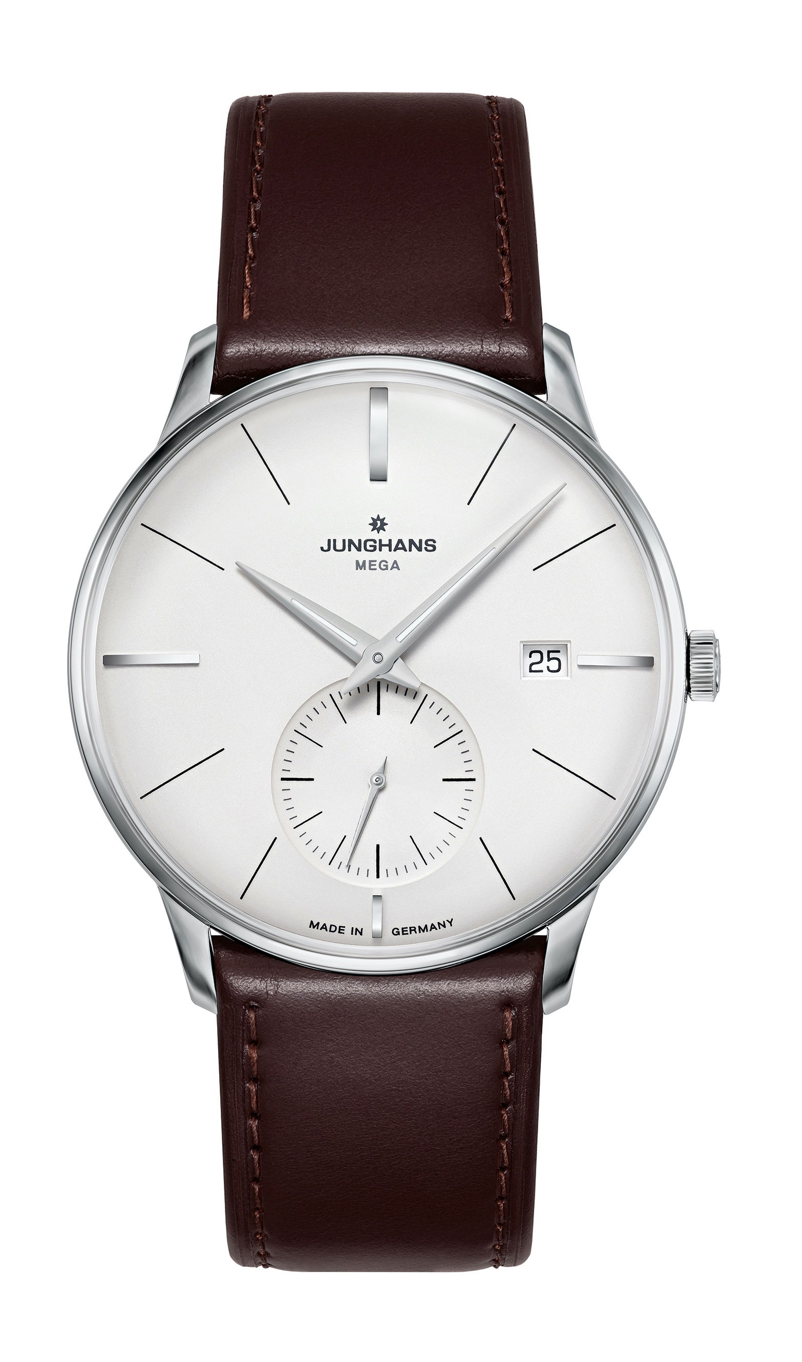 Junghans Meister MEGA Small Seconds luxury timepiece - detailed view