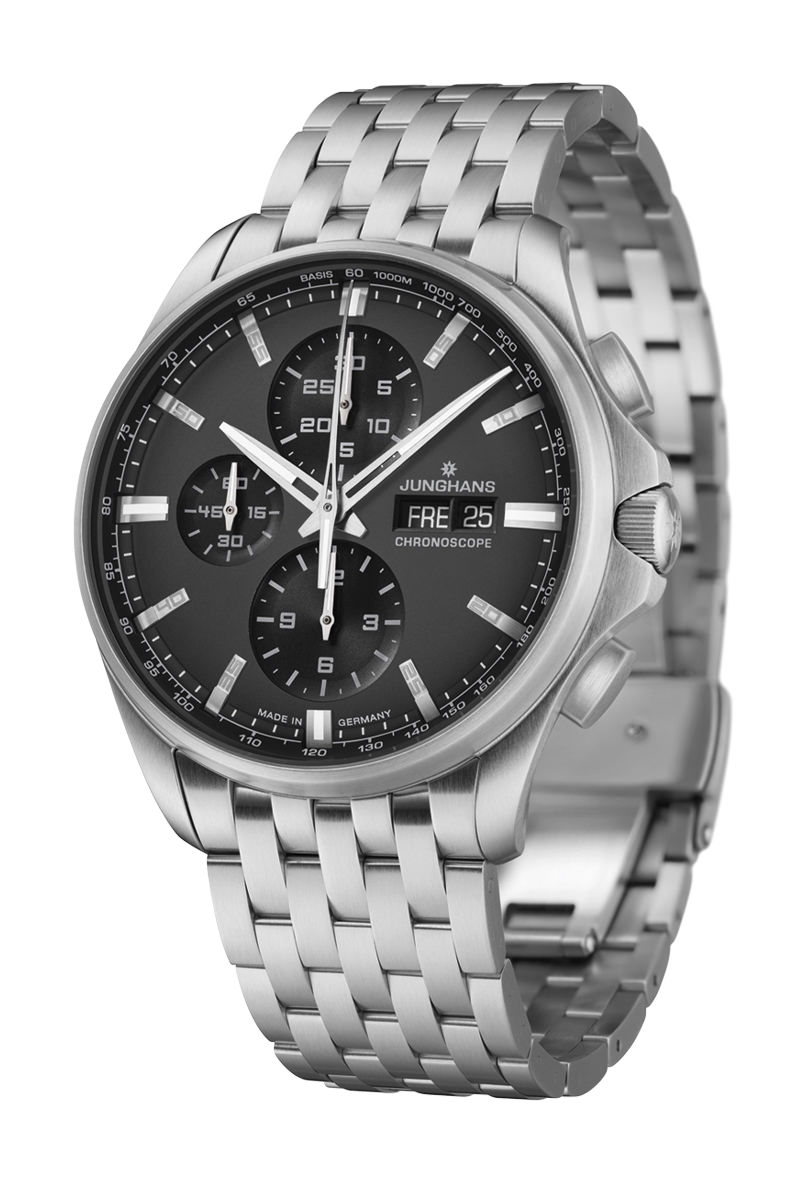 Junghans Meister S Chronoscope luxury timepiece - detailed view