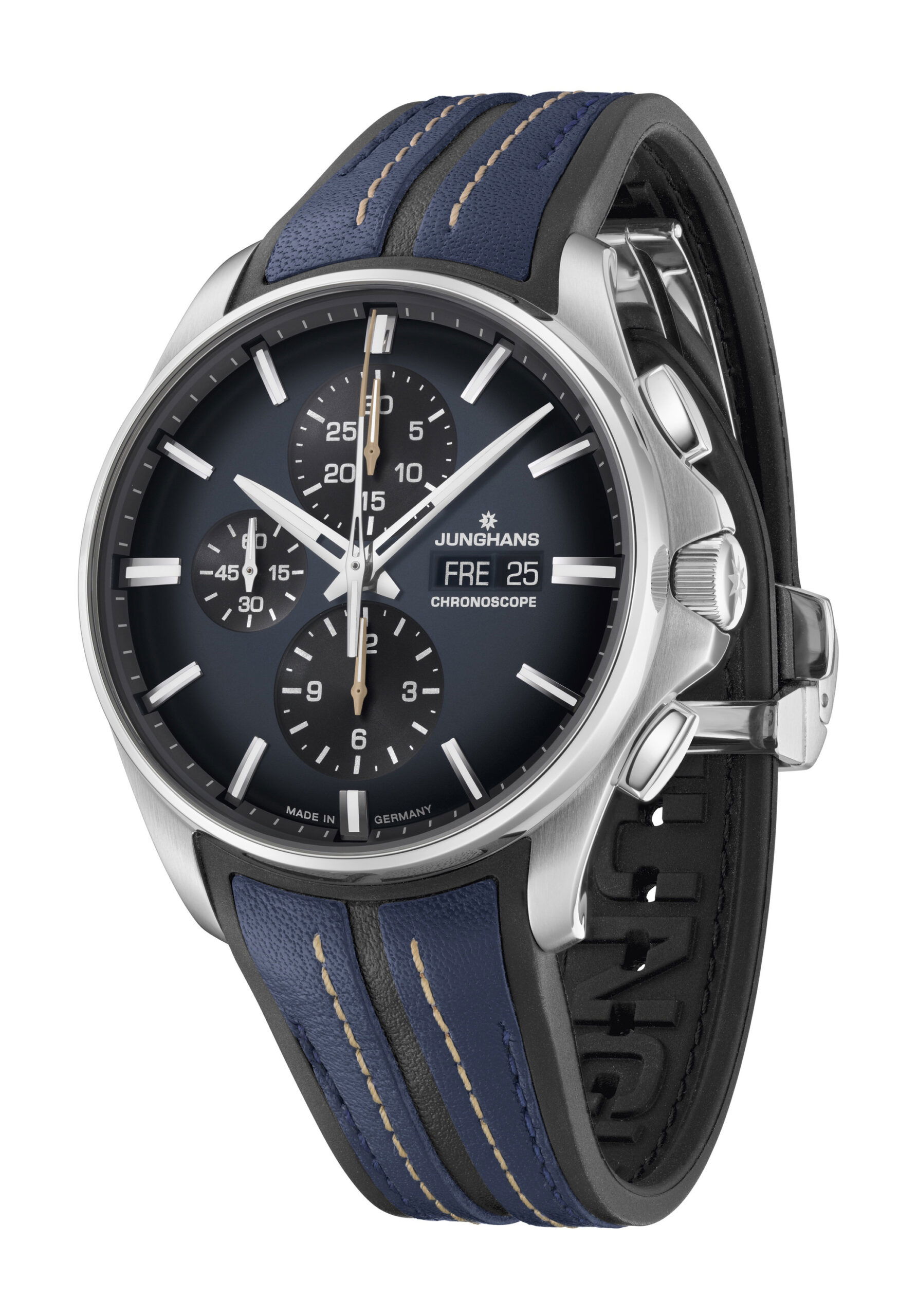Junghans Meister S Chronoscope luxury timepiece - detailed view