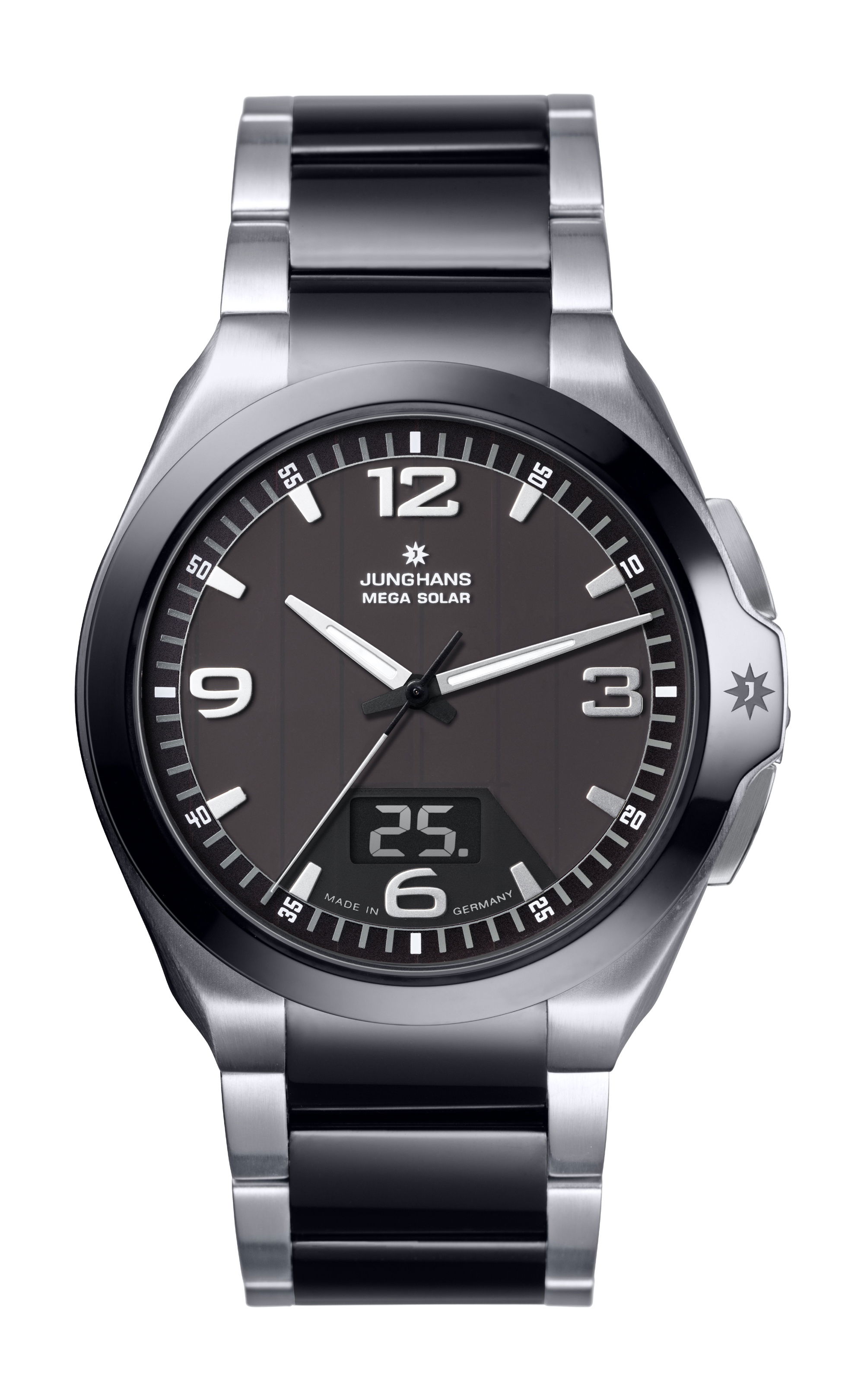 Junghans Spektrum Mega Solar luxury timepiece - detailed view
