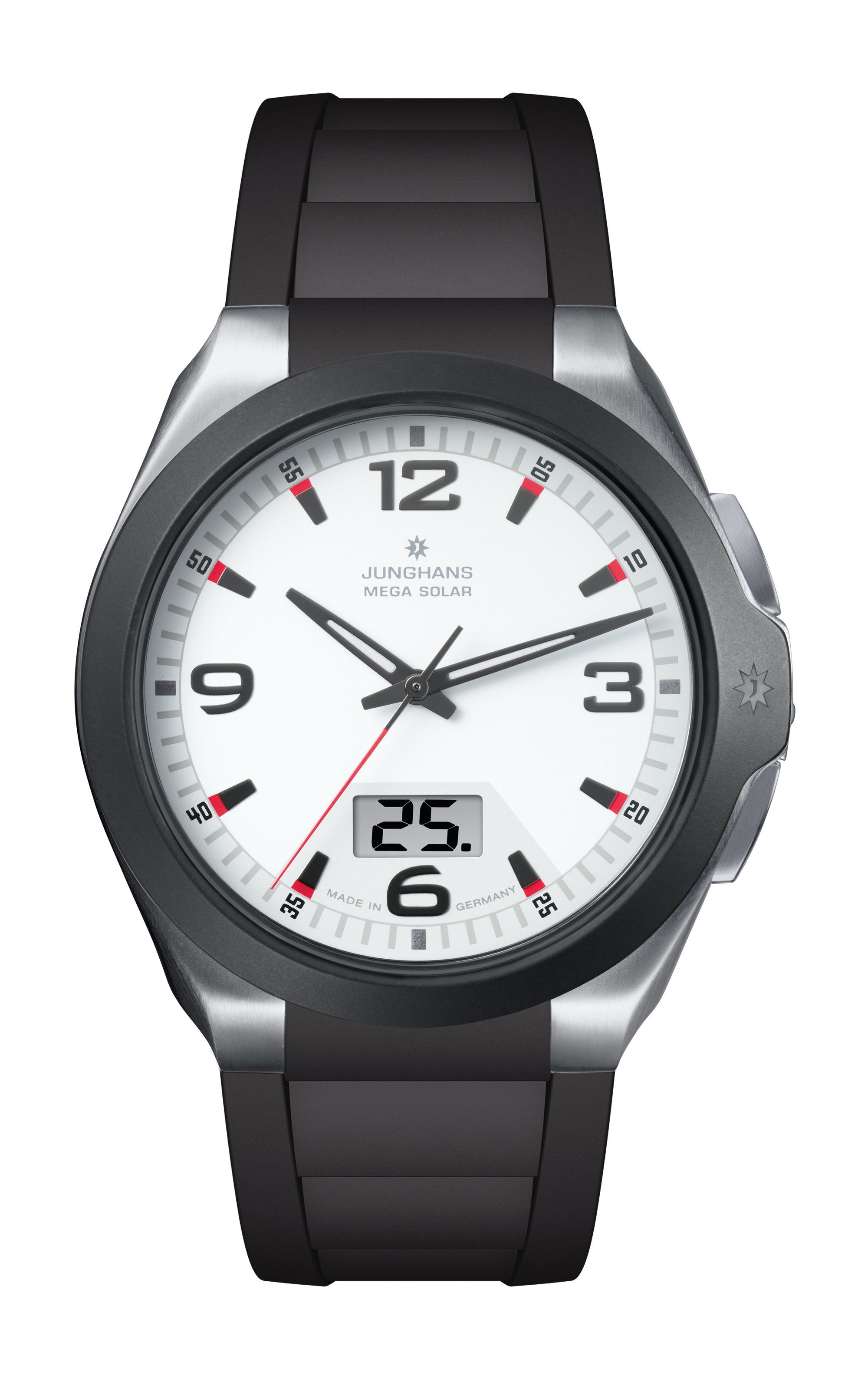Junghans Spektrum Mega Solar luxury timepiece - detailed view