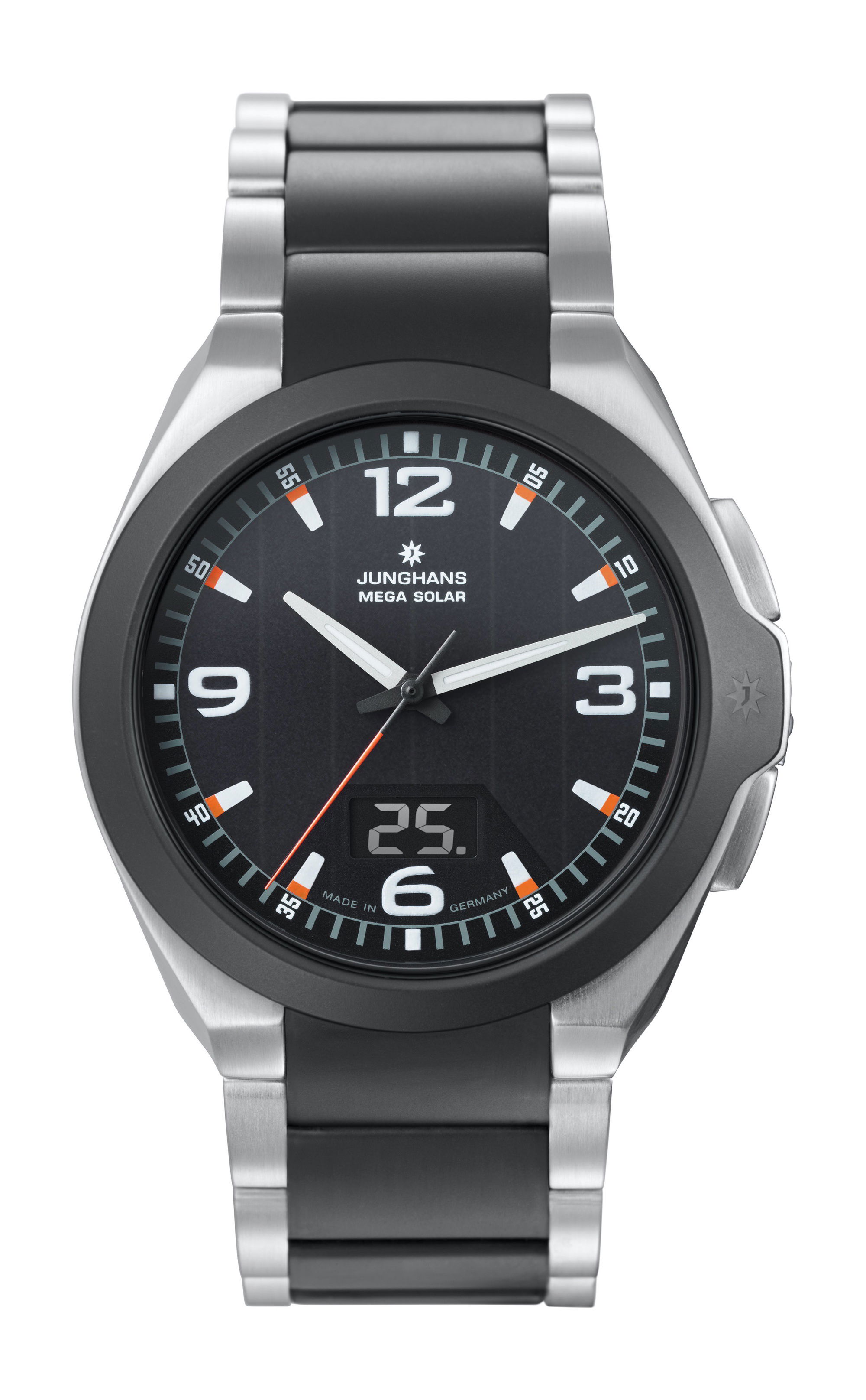 Junghans Spektrum Mega Solar luxury timepiece - detailed view