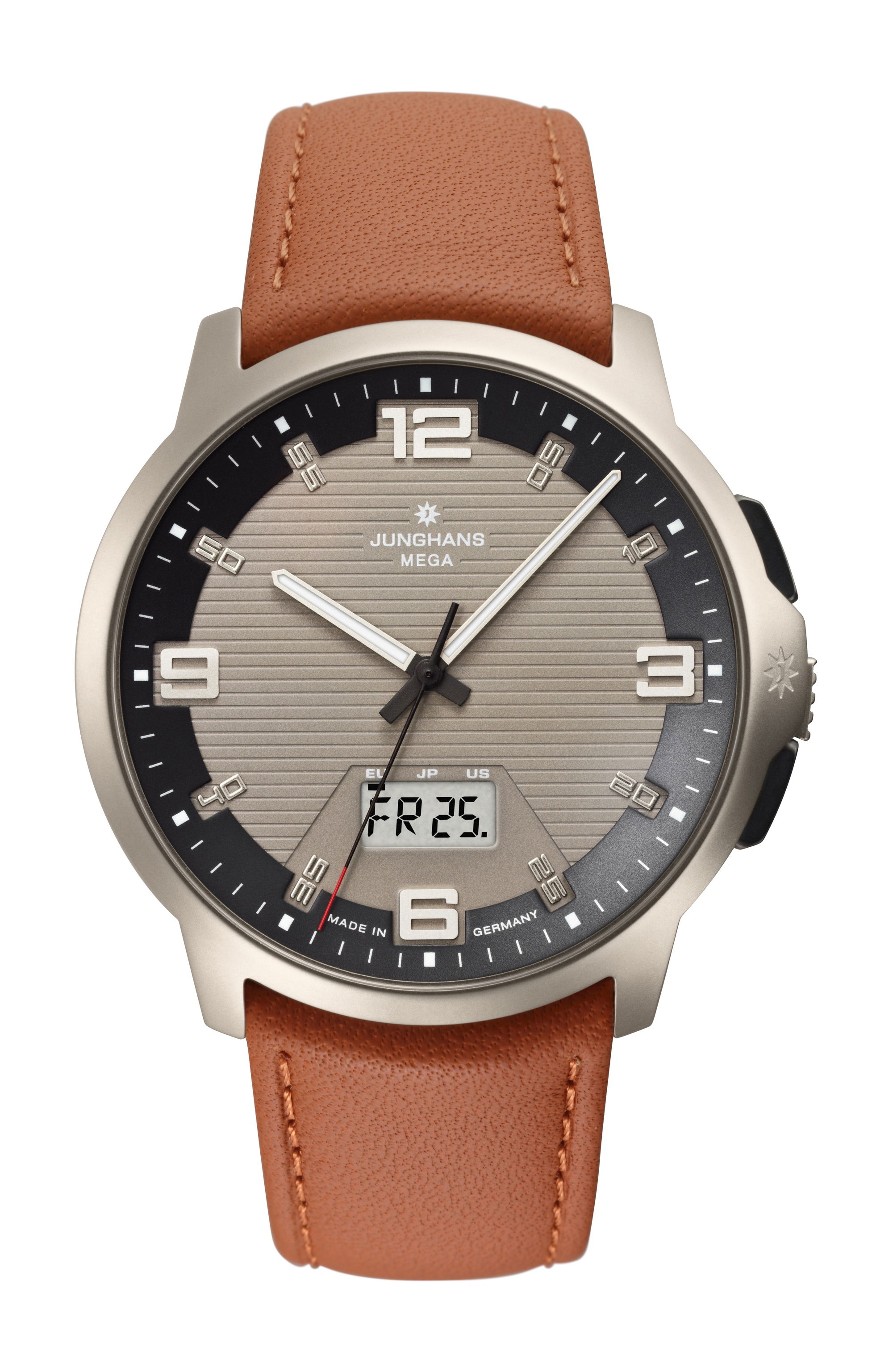 Junghans Voyager Mega MF luxury timepiece - detailed view