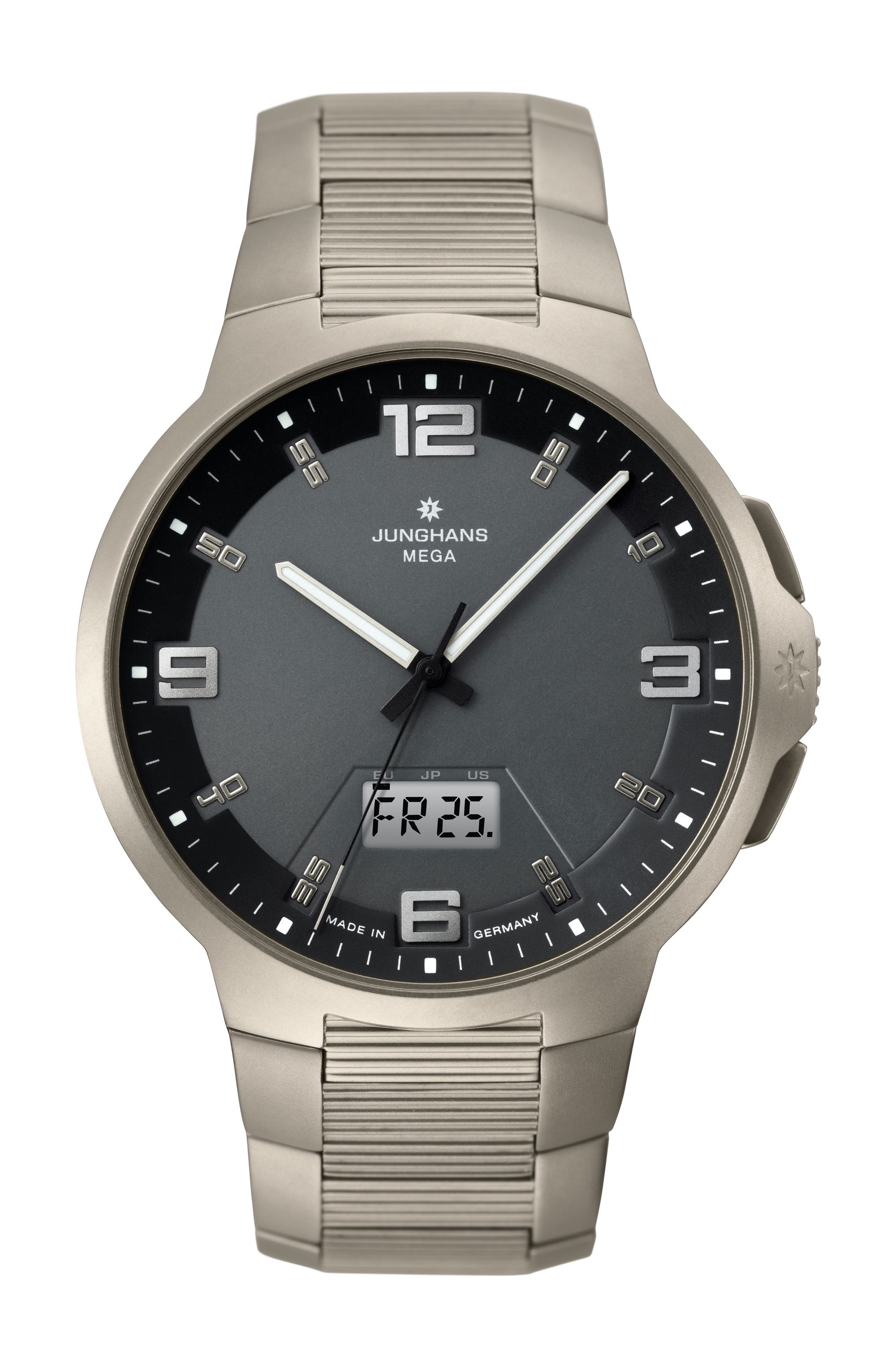 Junghans Voyager Mega MF luxury timepiece - detailed view