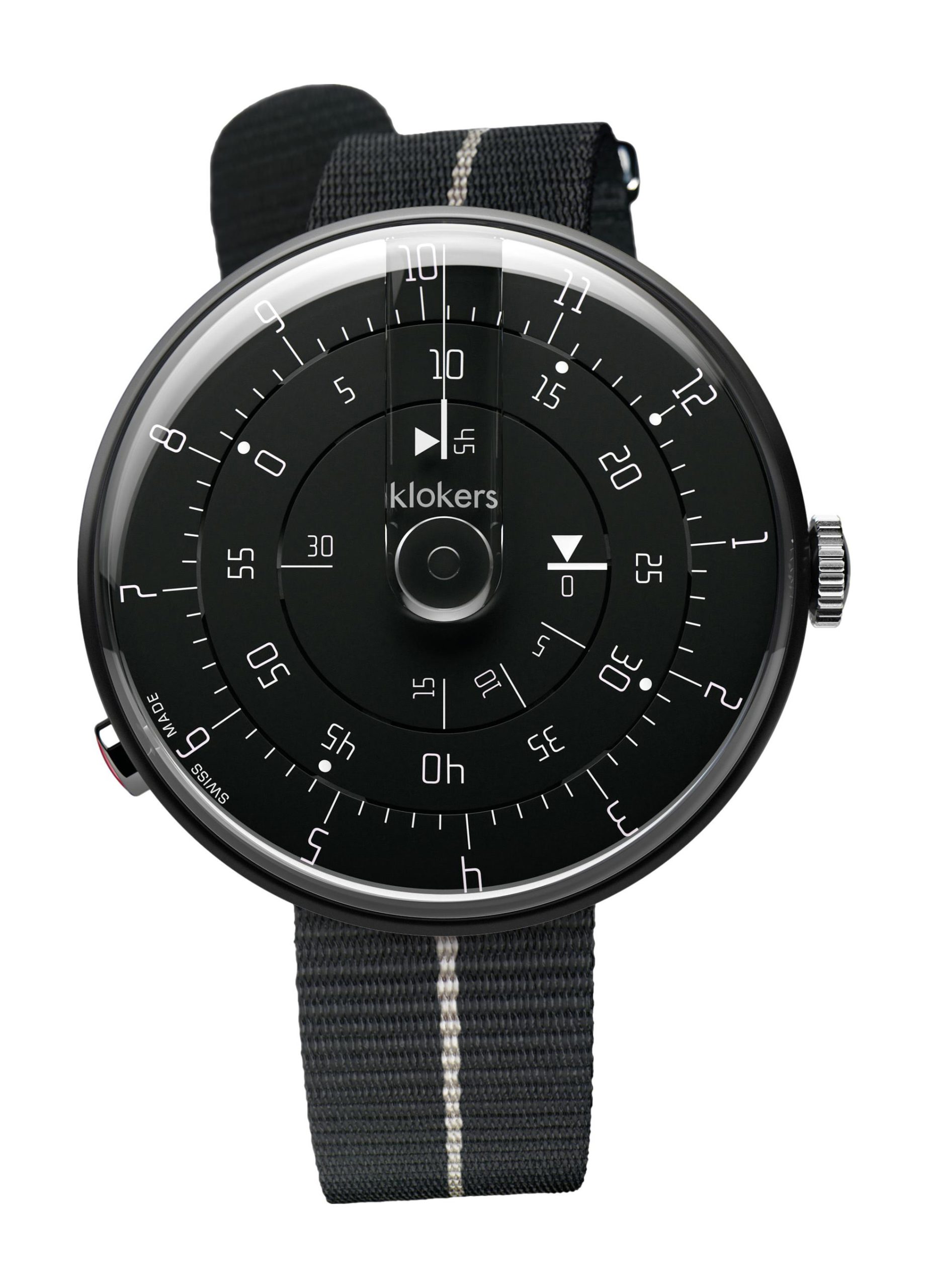 Klokers KLOK 01 Black Minimal watch