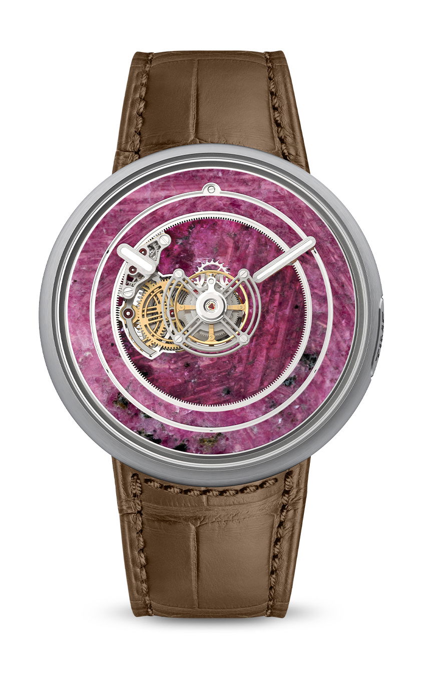 Kross Studio KS 05 Central Floating Tourbillon Ruby luxury timepiece - detailed view
