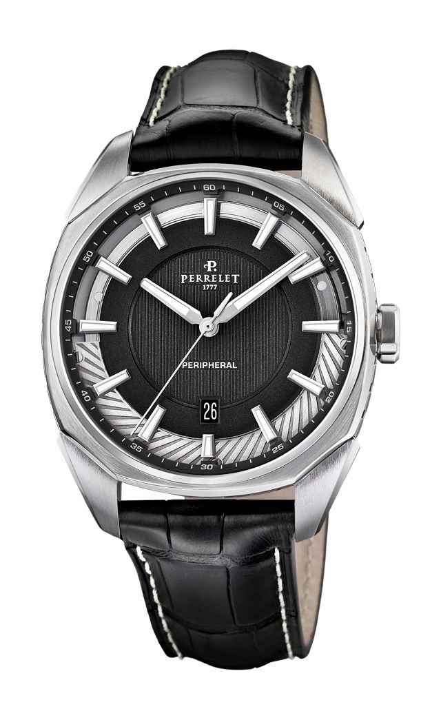 Perrelet Lab 3 Hands luxury timepiece - detailed view